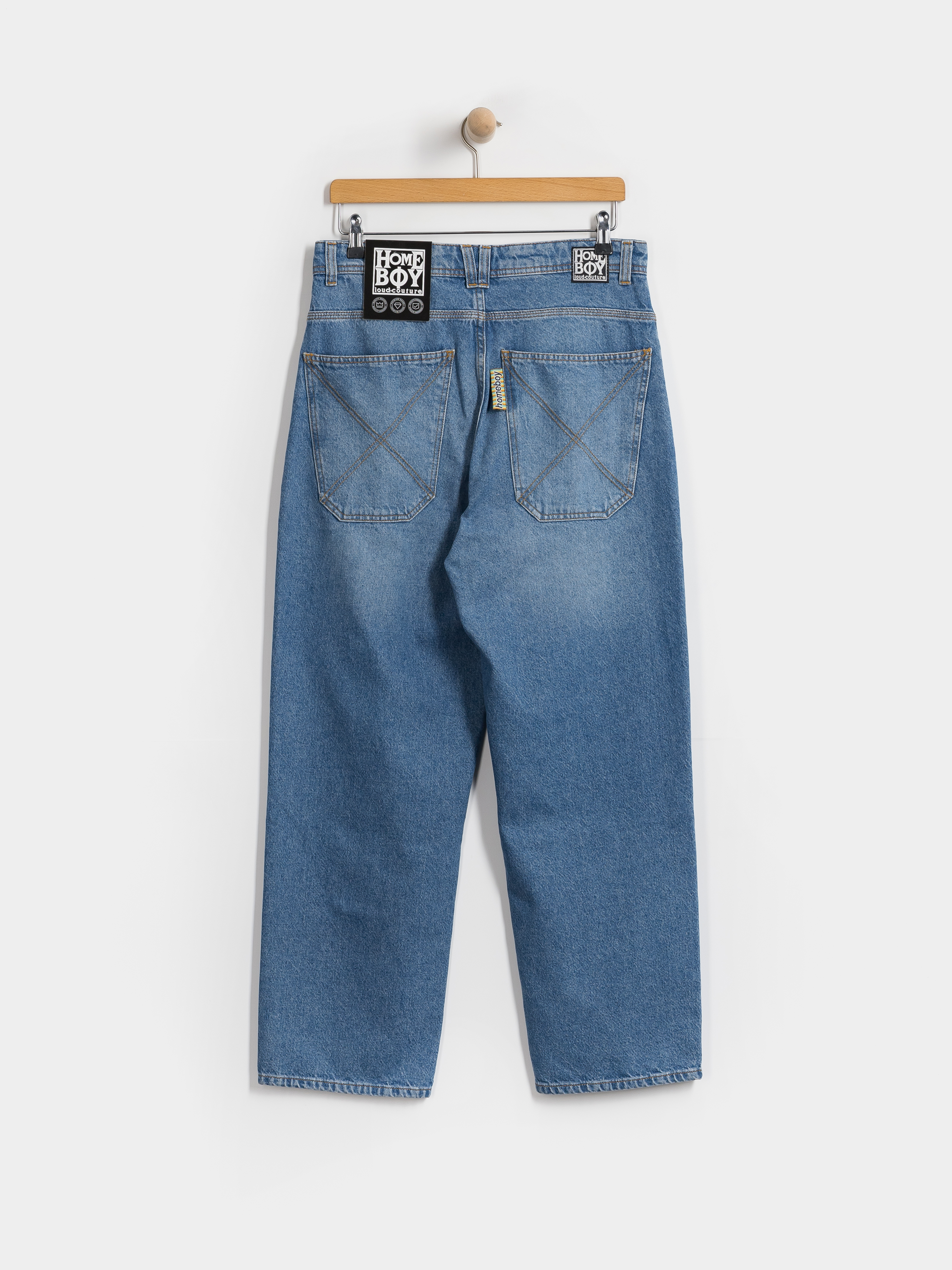 Homeboy X Tra Baggy Vintage Denim Hose (vintage blue)