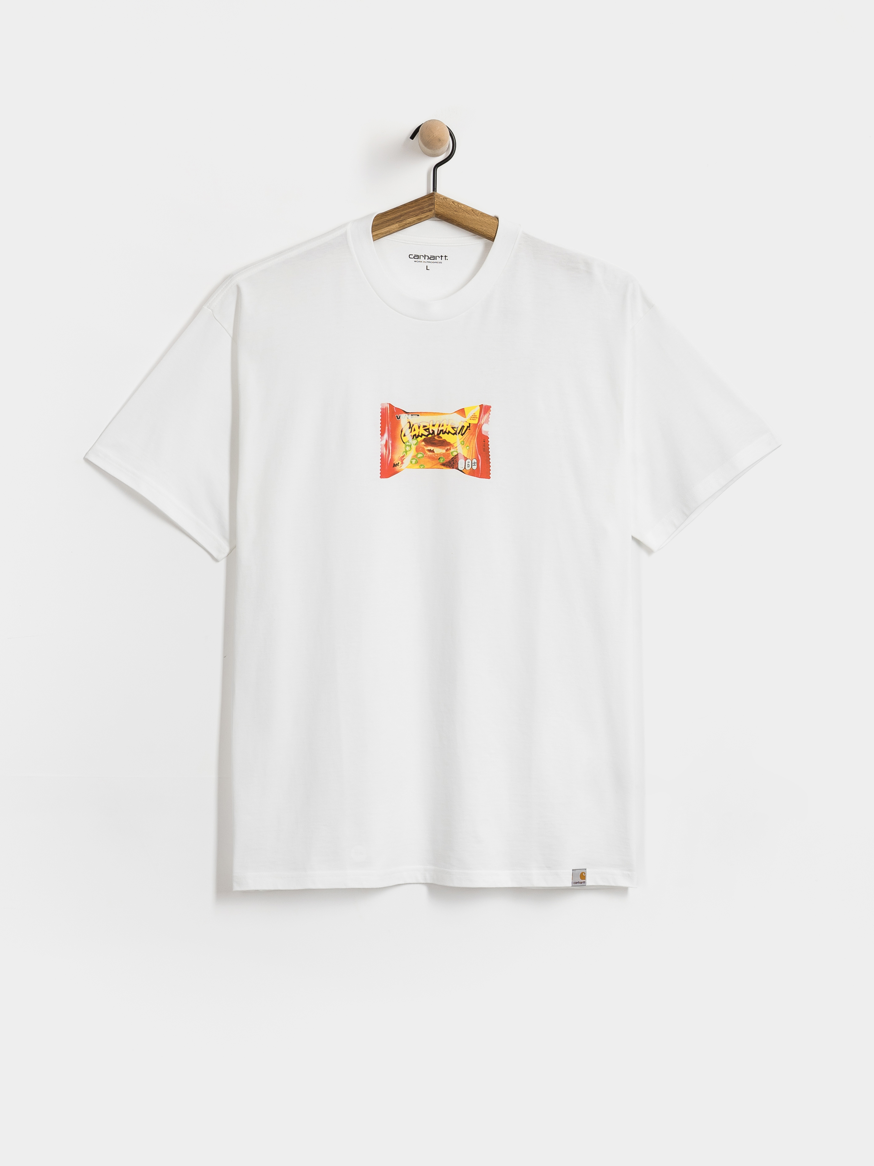 Carhartt WIP T-Shirt Road Side Snack (white)
