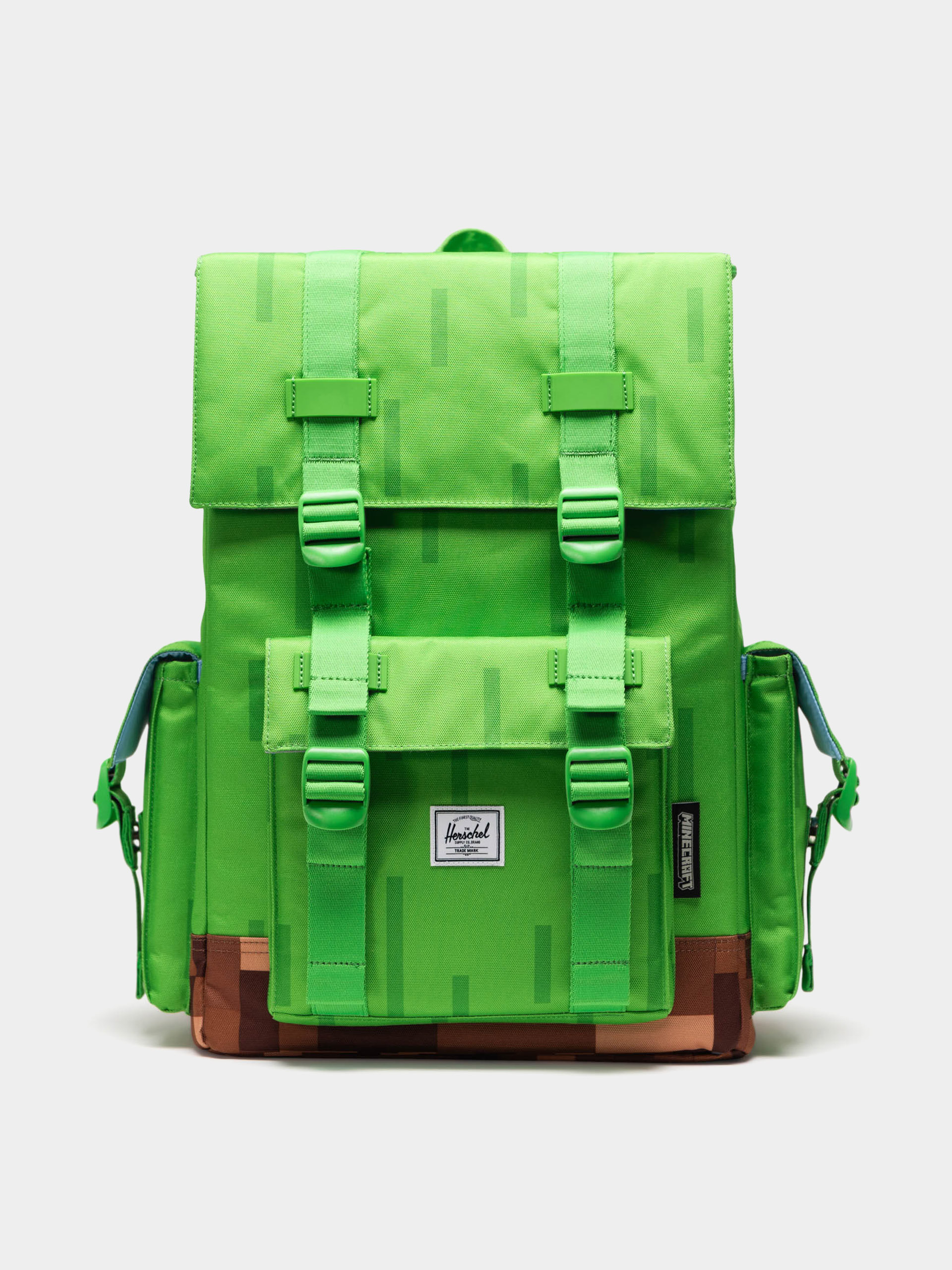 Herschel Supply Co. Backpack X Minecraft Little America Cube (grass block)