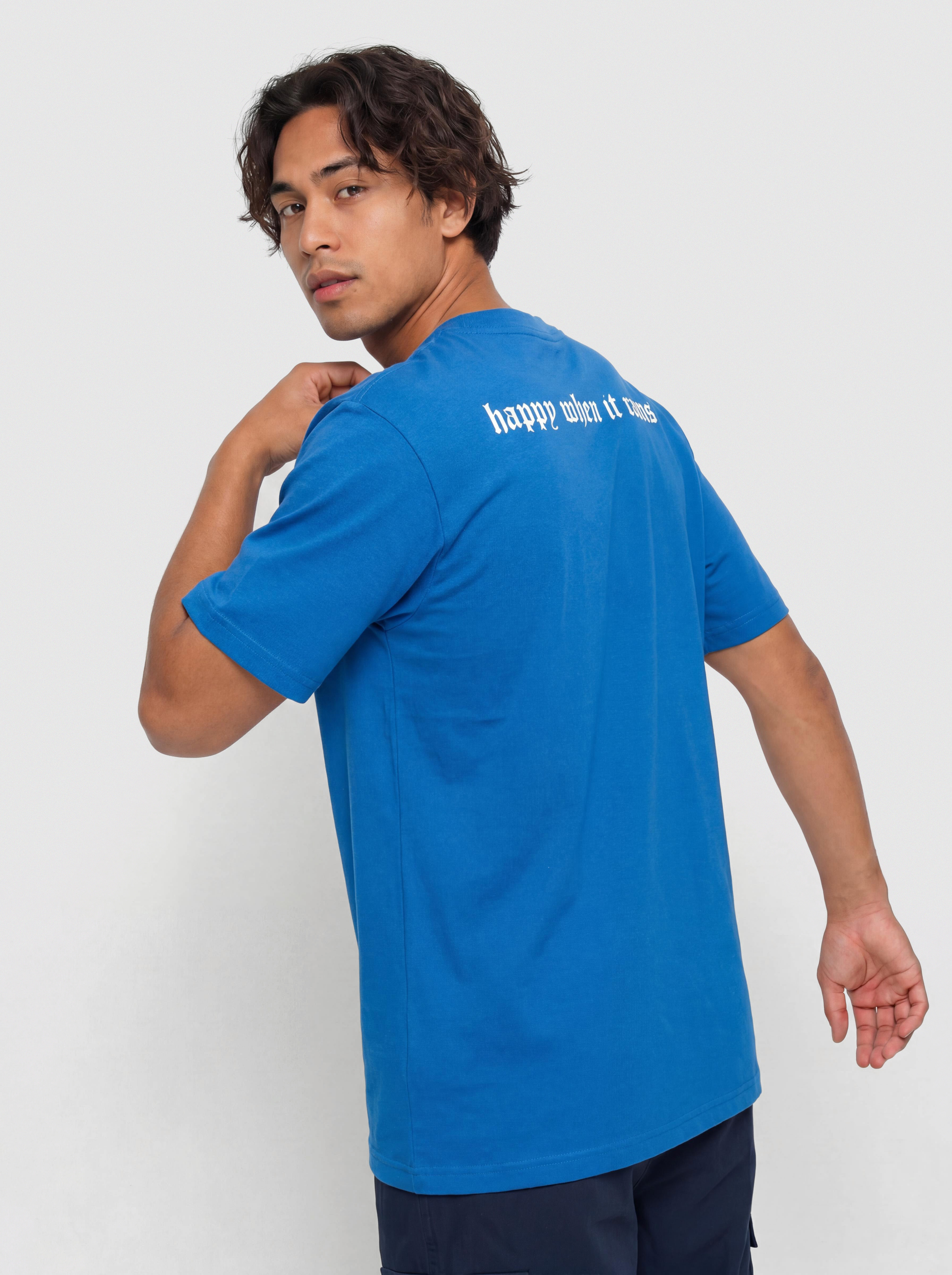 Wasted Paris Happy When It Rains T-Shirt (arena blue)