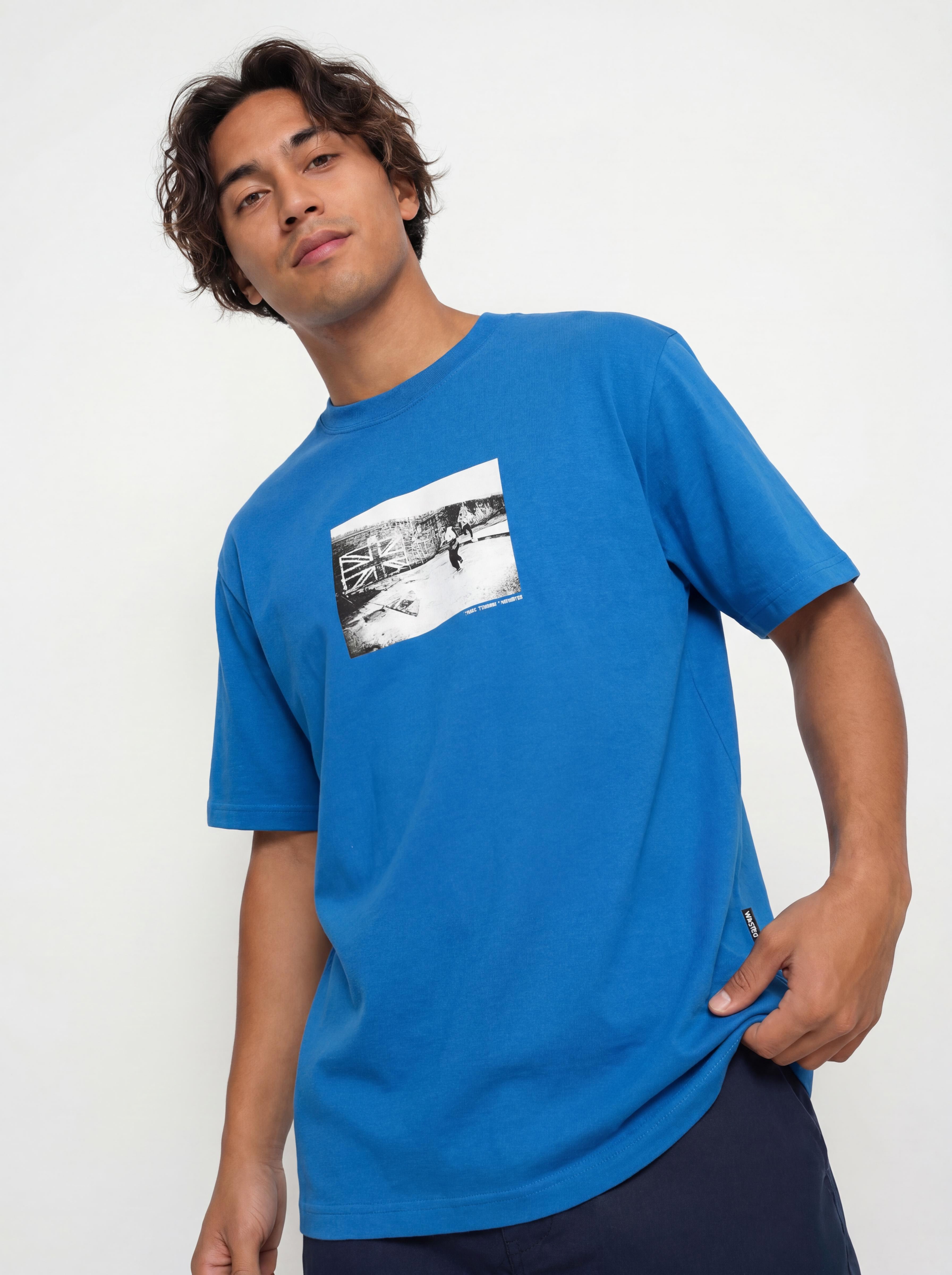 Wasted Paris Happy When It Rains T-Shirt (arena blue)