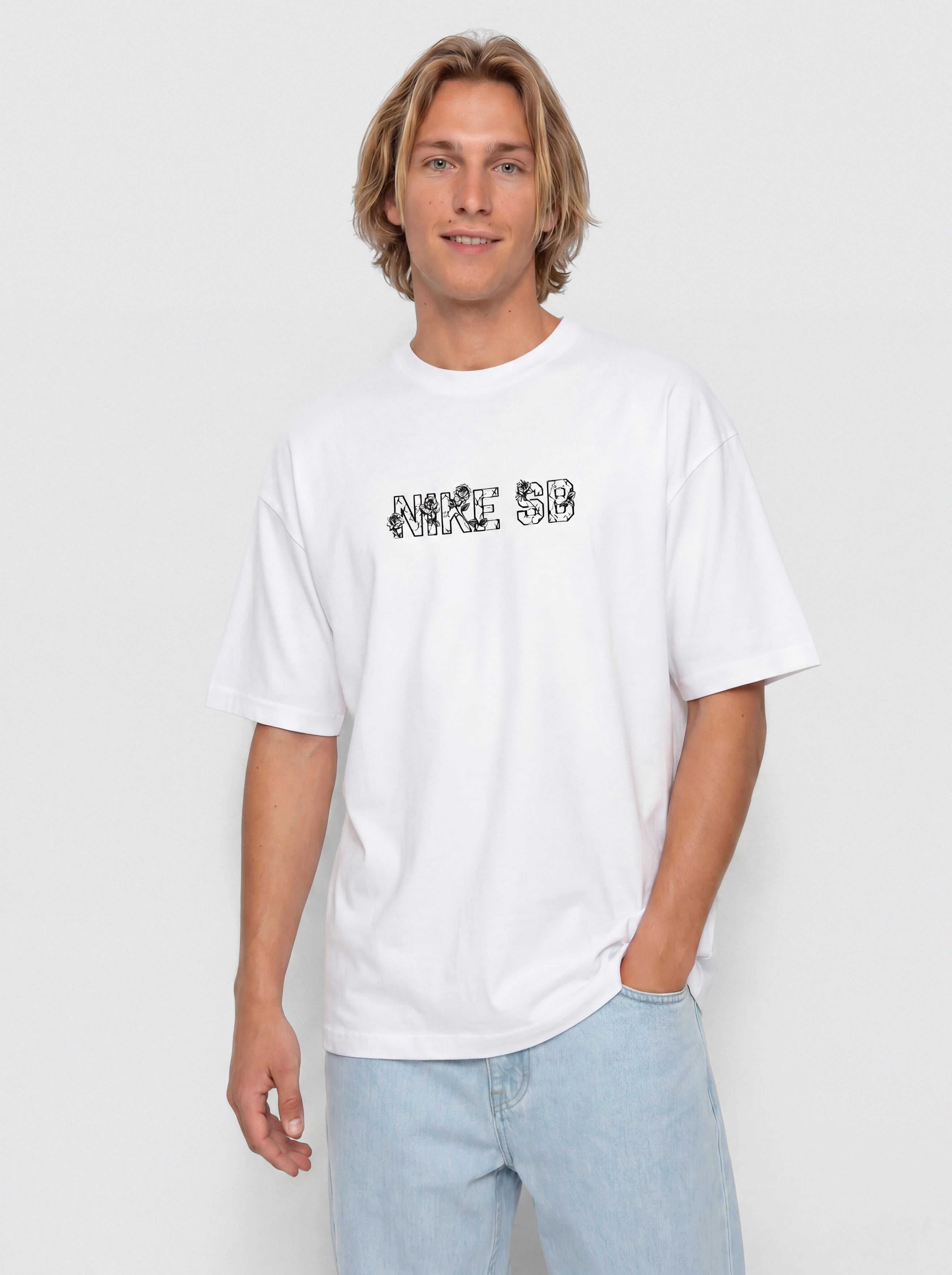 Nike SB T-Shirt Varsity (white)