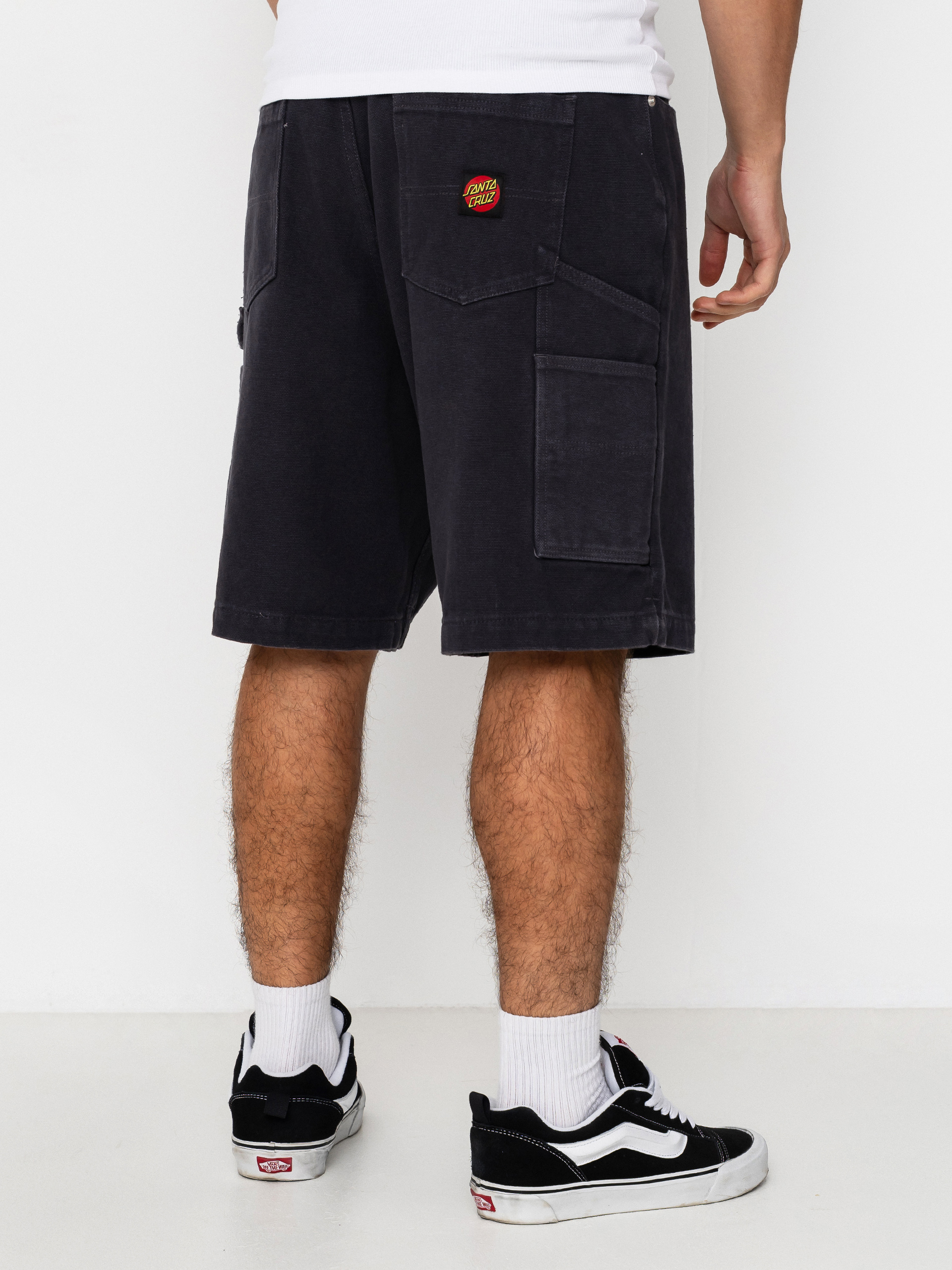 Santa Cruz Shorts Carpenter Big - black (washed black canvas)