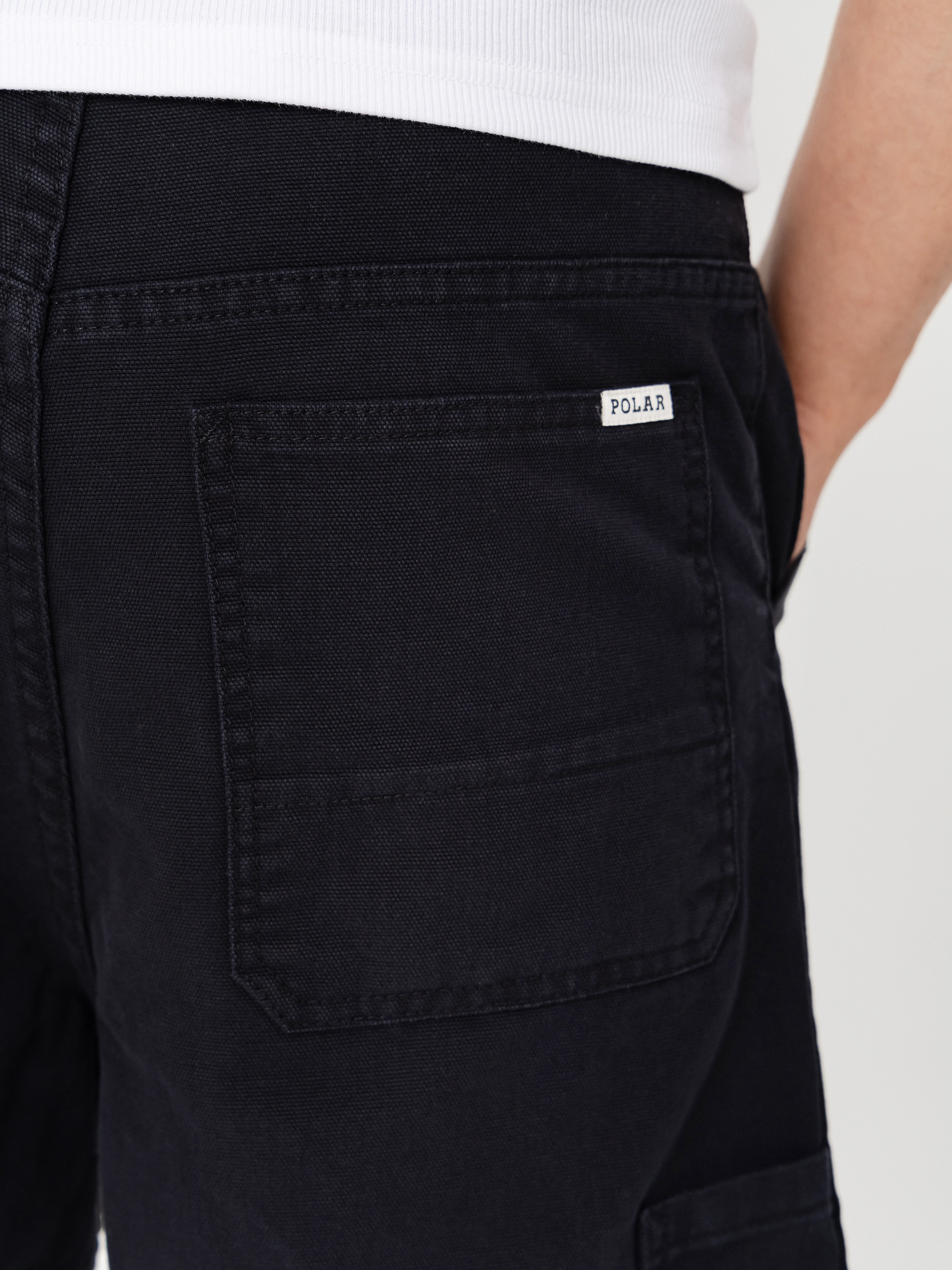 Polar Skate Shorts 93 Work (black)