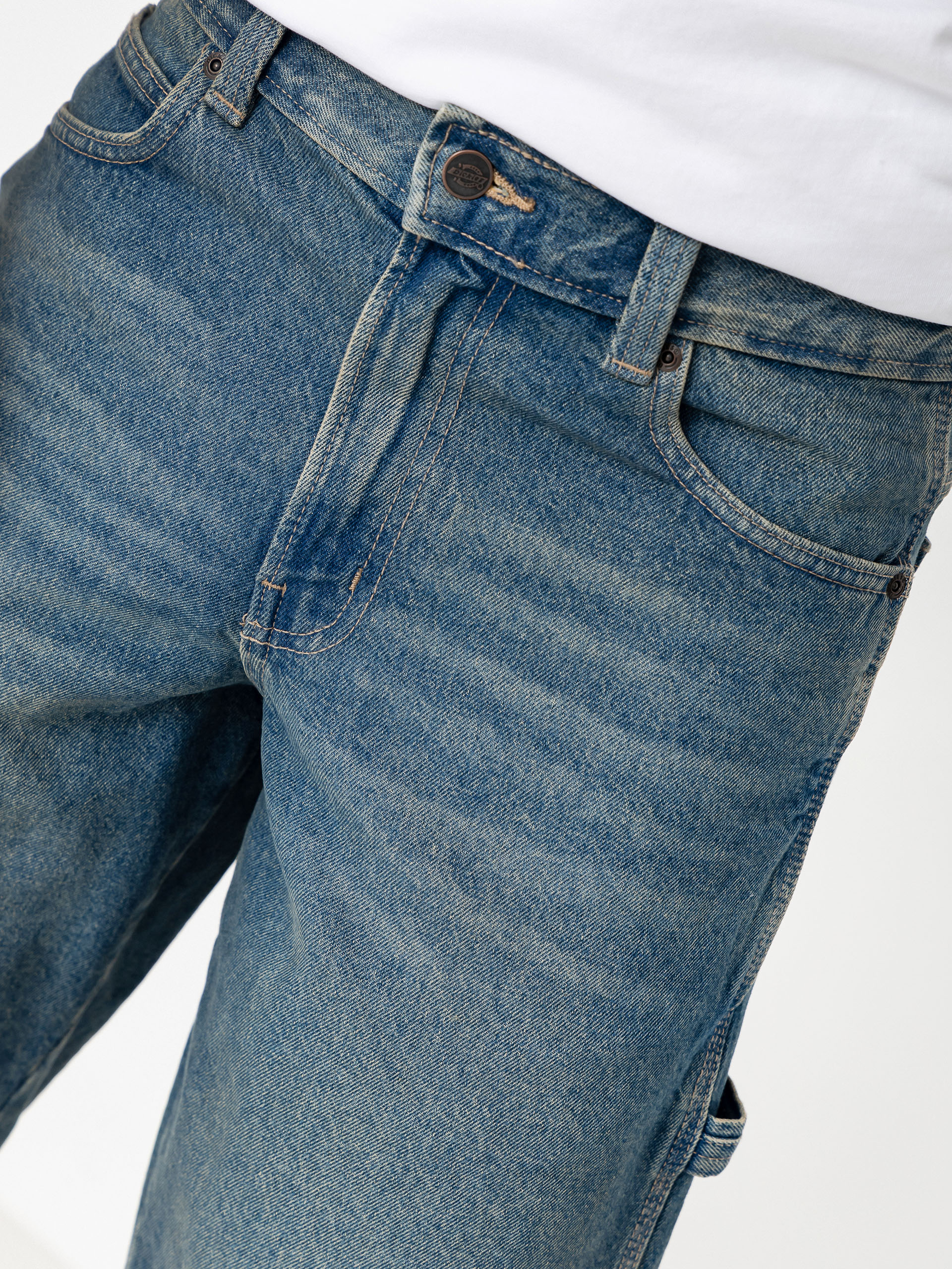 Dickies 993 11 Inch Carpenter Shorts (khaki tinted blue)