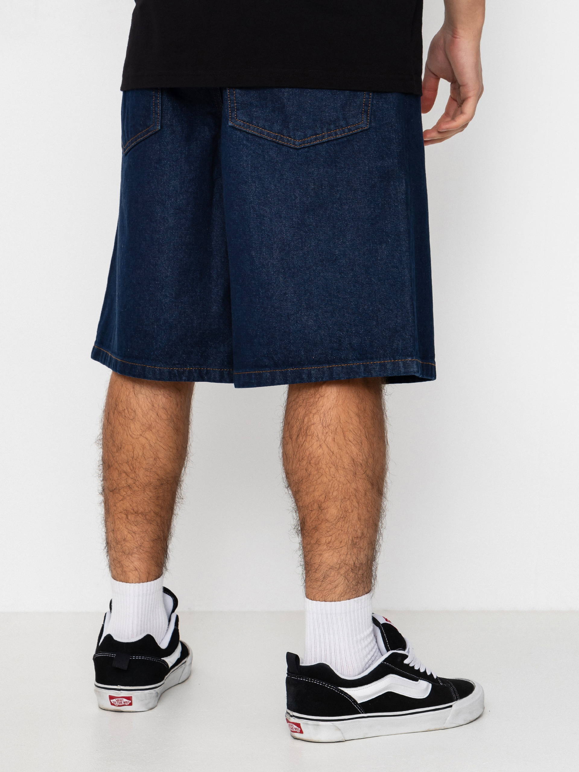 Vans Shorts Lx Check 5 Baggy Denim (dark rinse)