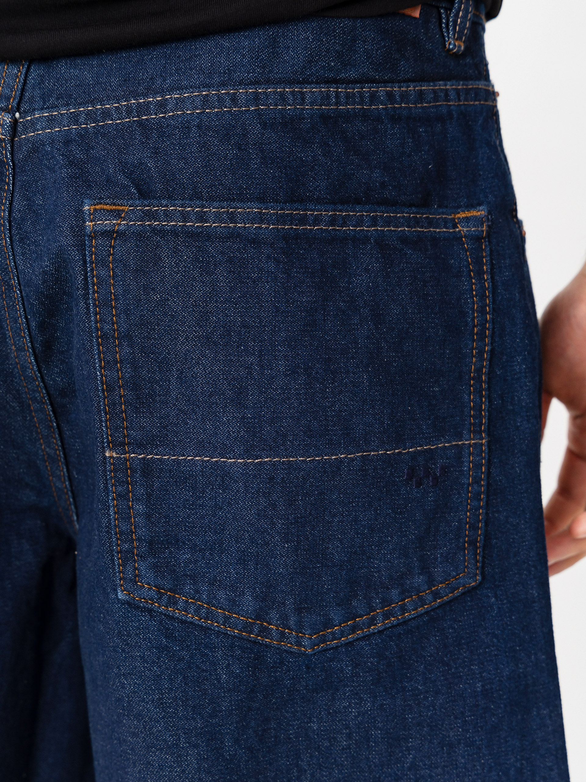 Vans Shorts Lx Check 5 Baggy Denim (dark rinse)