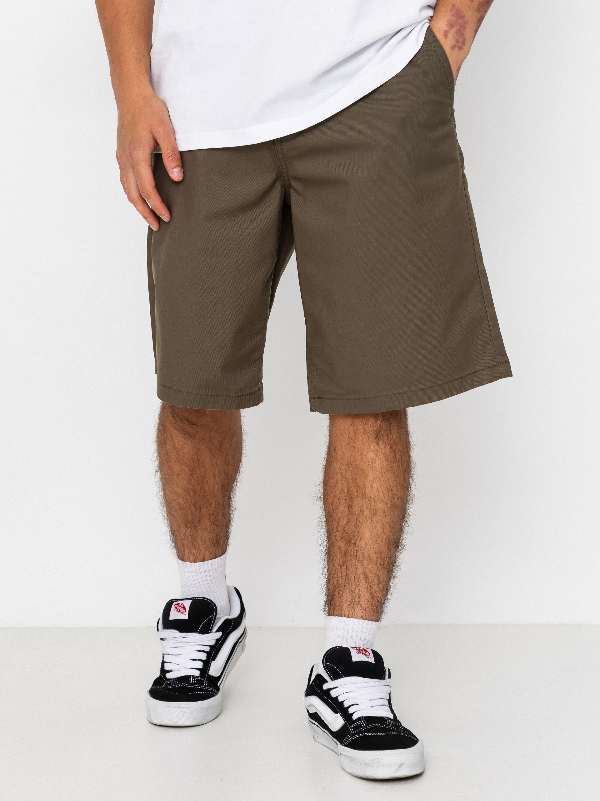 Vans Authentic Chino Loose Shorts (mossy olive)
