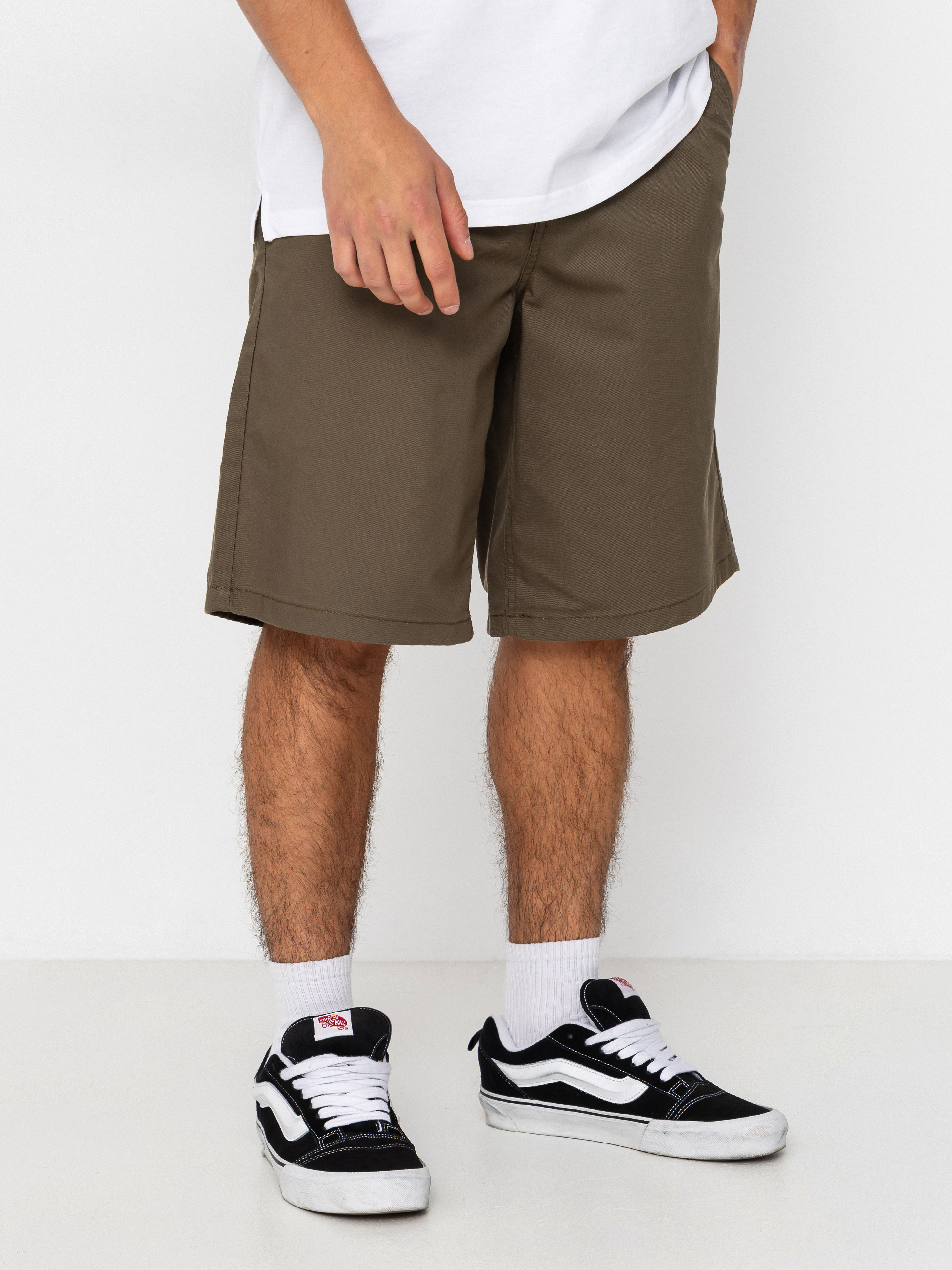 Vans Authentic Chino Loose Shorts (mossy olive)