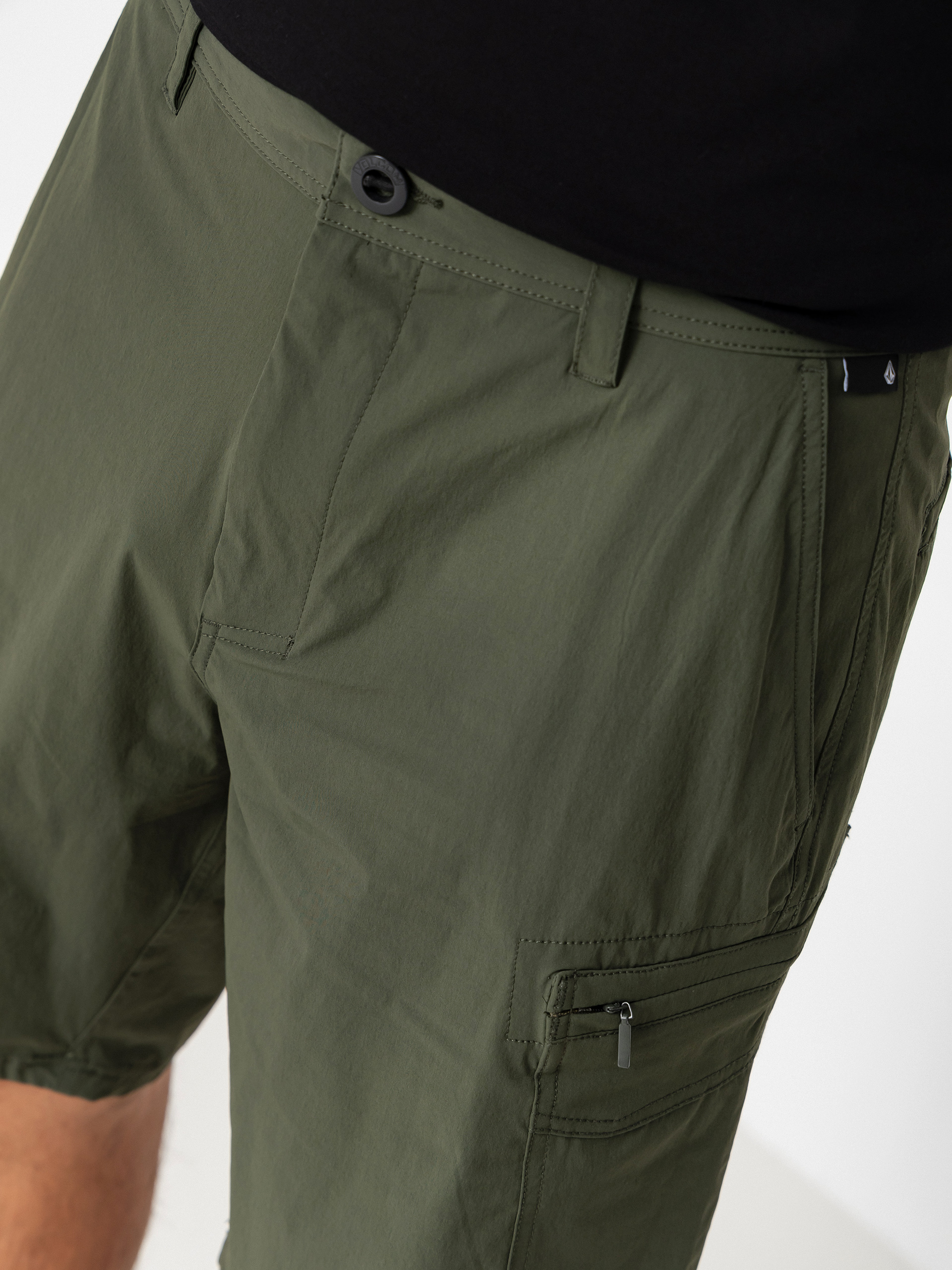 Volcom Cashed In Cargo Hybrid 20 Shorts (squadron green)