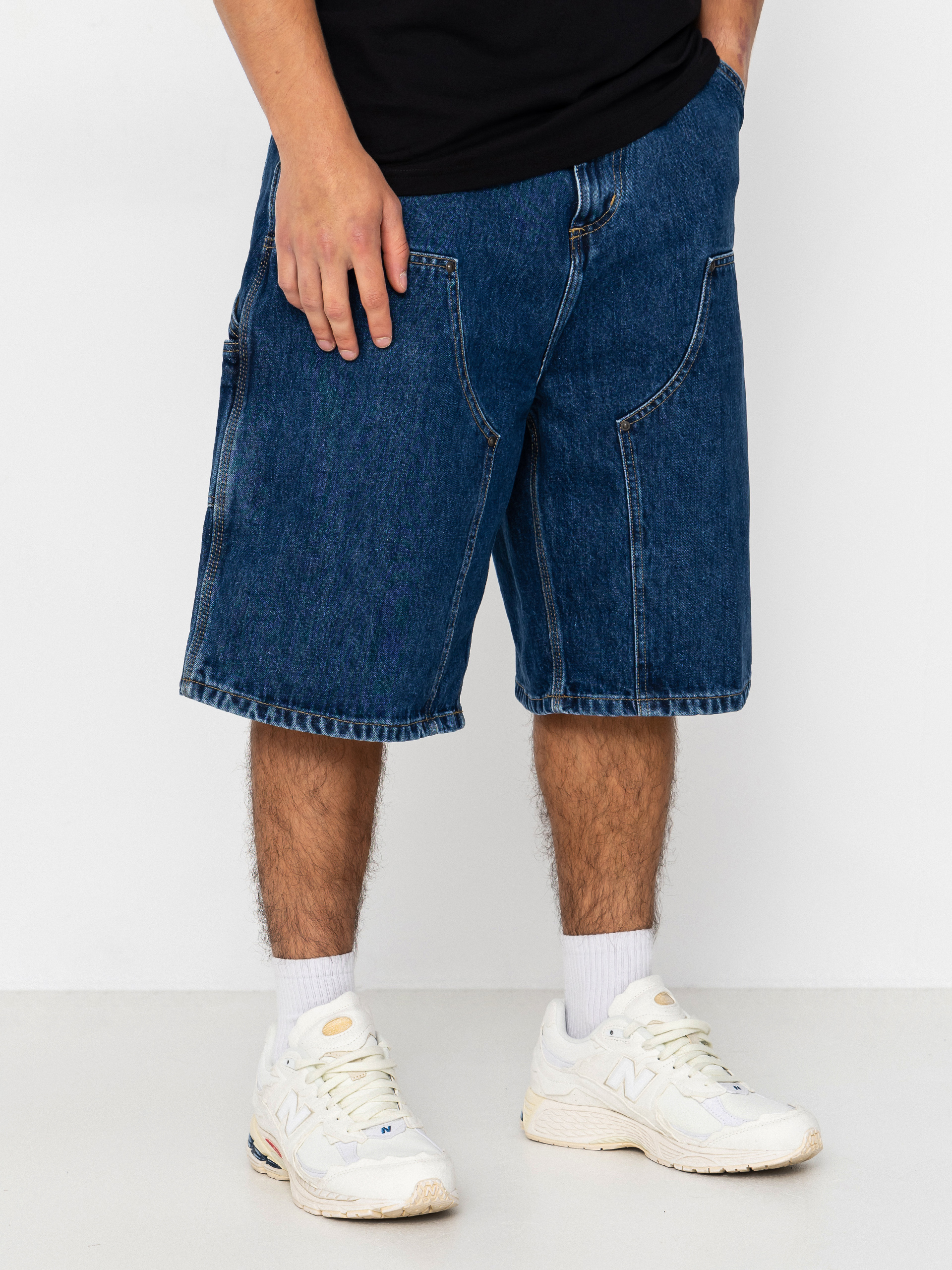 Carhartt WIP Shorts OG Double Knee - blue (blue stone washed)