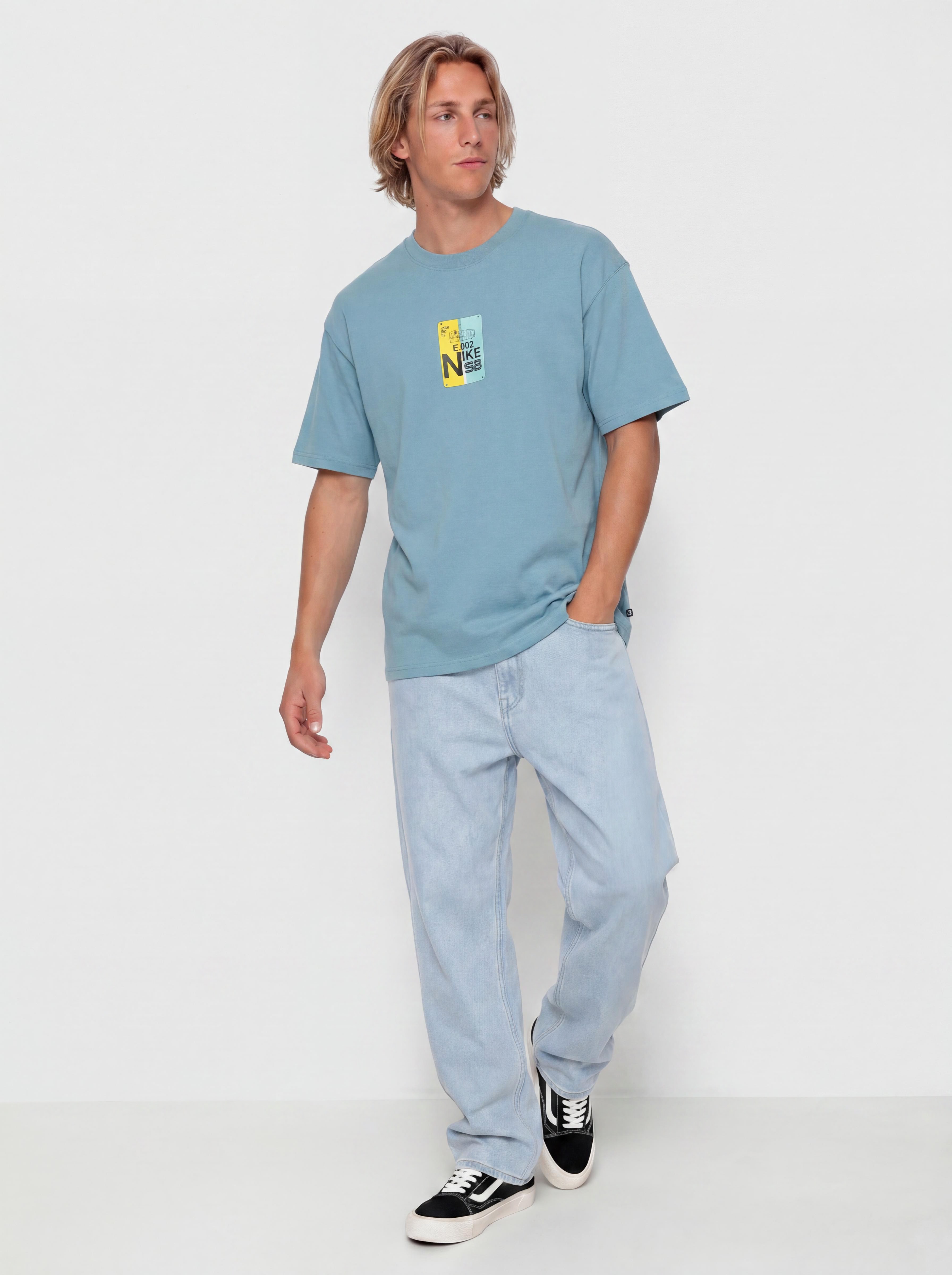 Nike SB Bus Pass T-Shirt (denim turq)