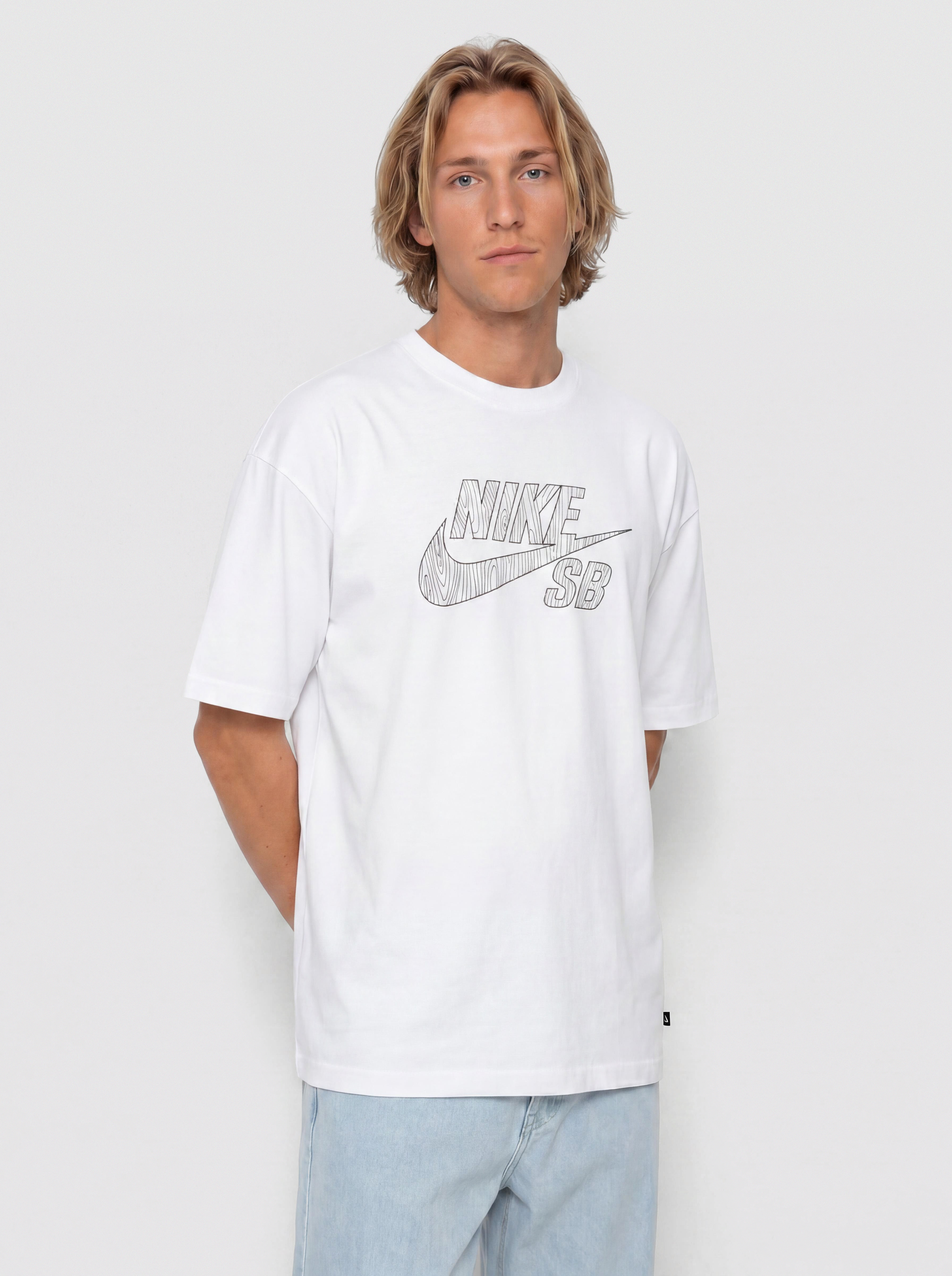 Nike SB Logo SB T-Shirt (white/black)