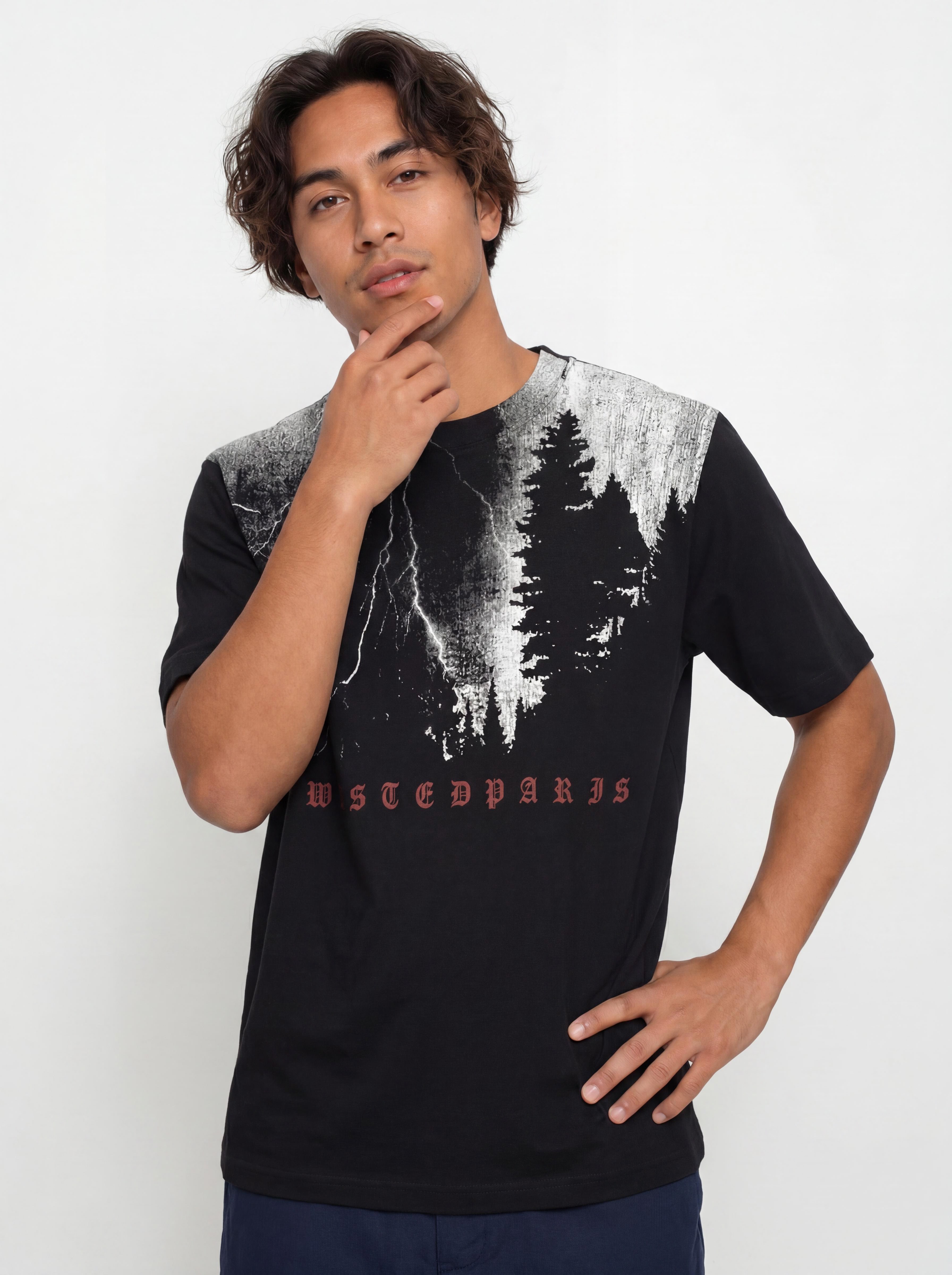 Wasted Paris Black Hill T-Shirt