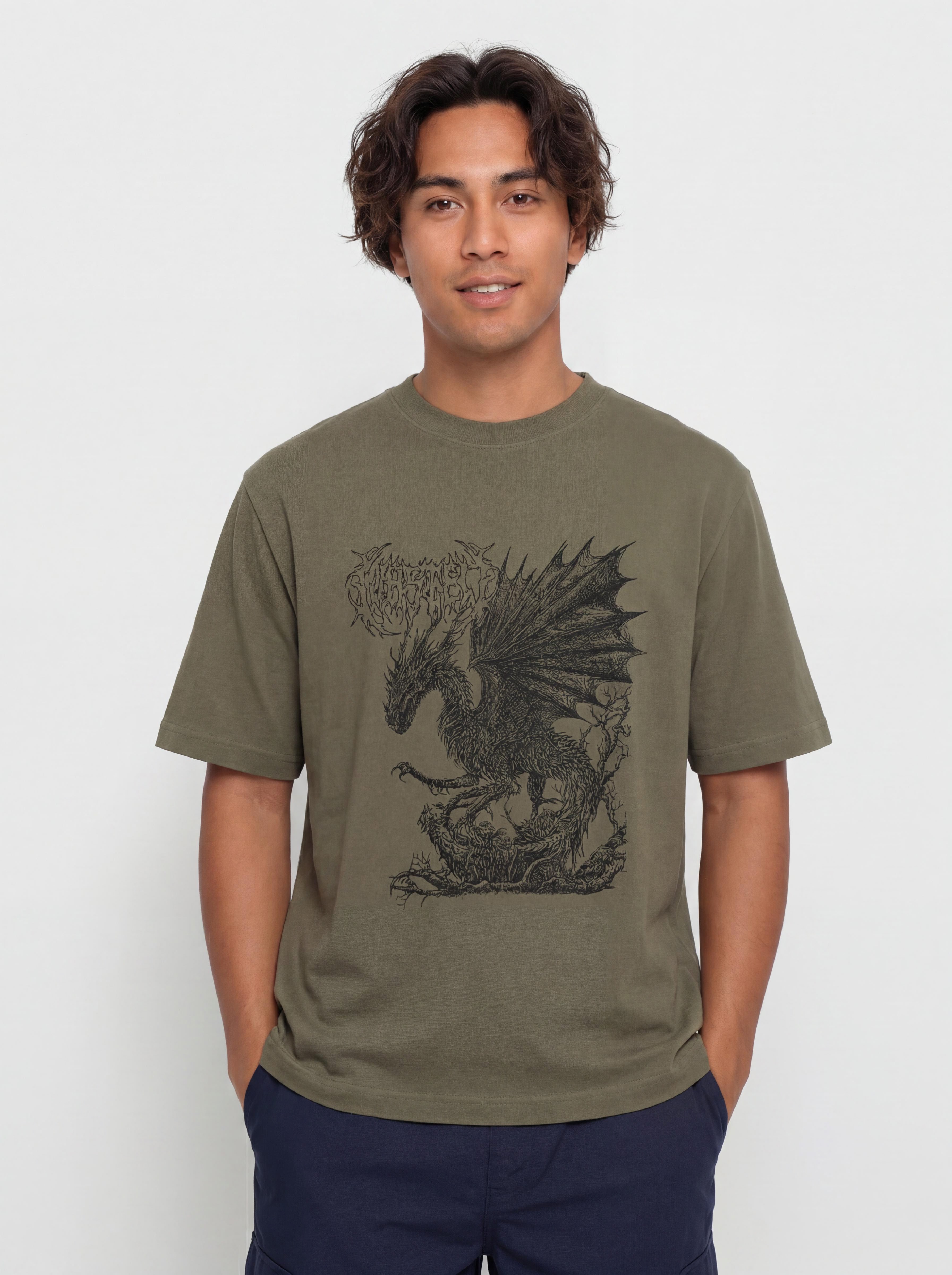 Wasted Paris T-Shirt Balaur (olive khaki)
