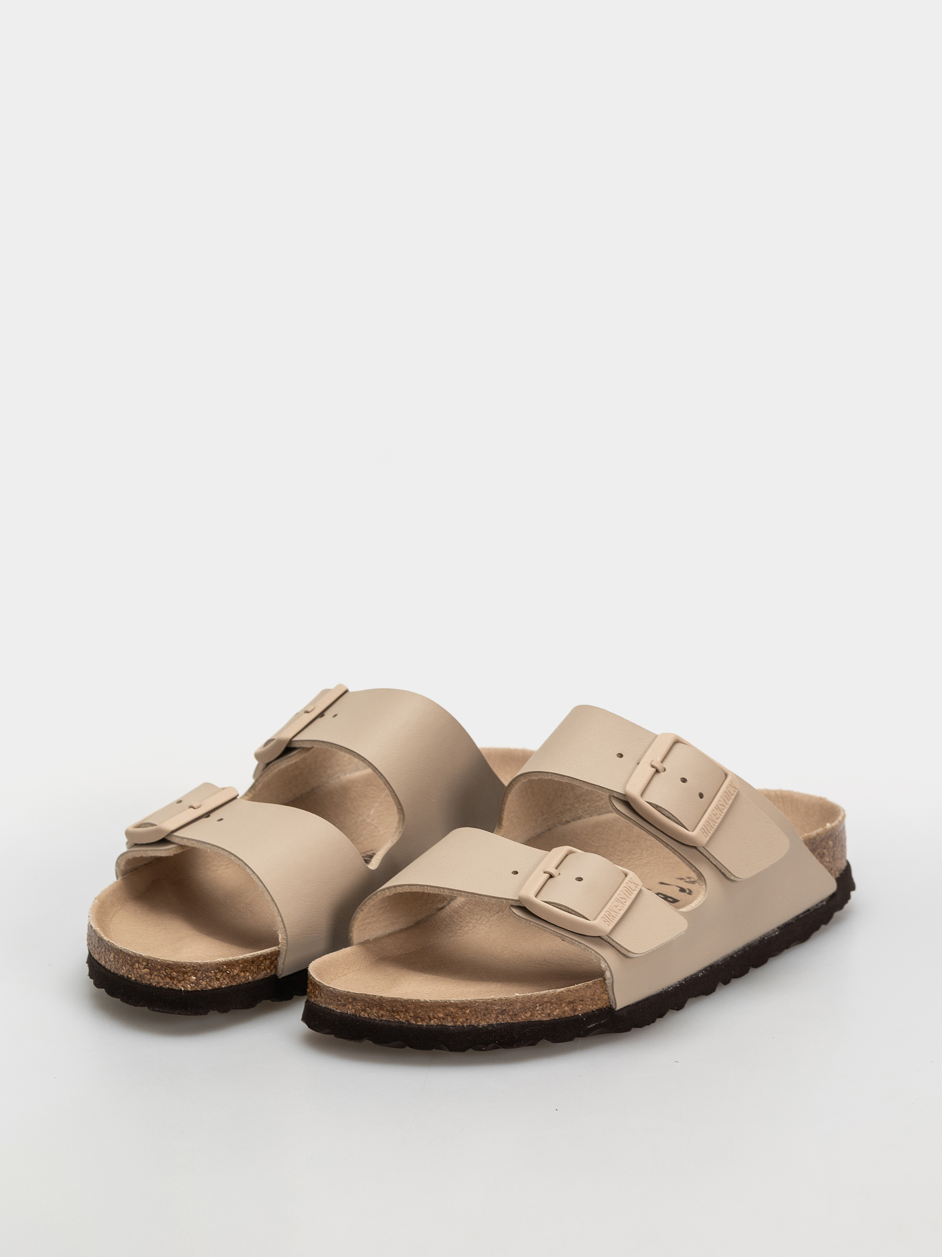 Birkenstock Arizona Birko Flor Narrow Flip Flops (triples sandcastle)