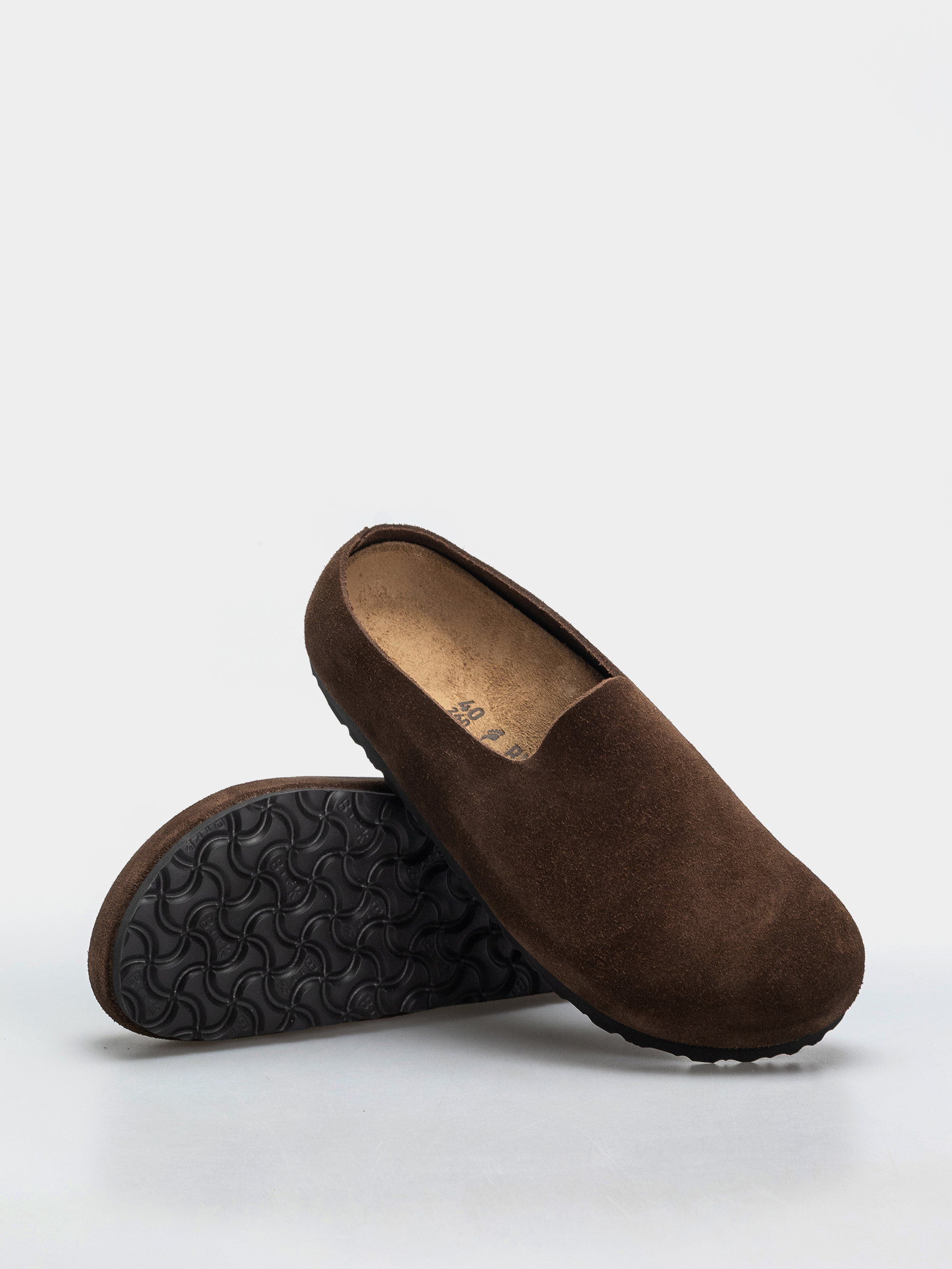 Birkenstock Amsterdam Wrapped Suede Leather Narrow Flip Flops (carafe)
