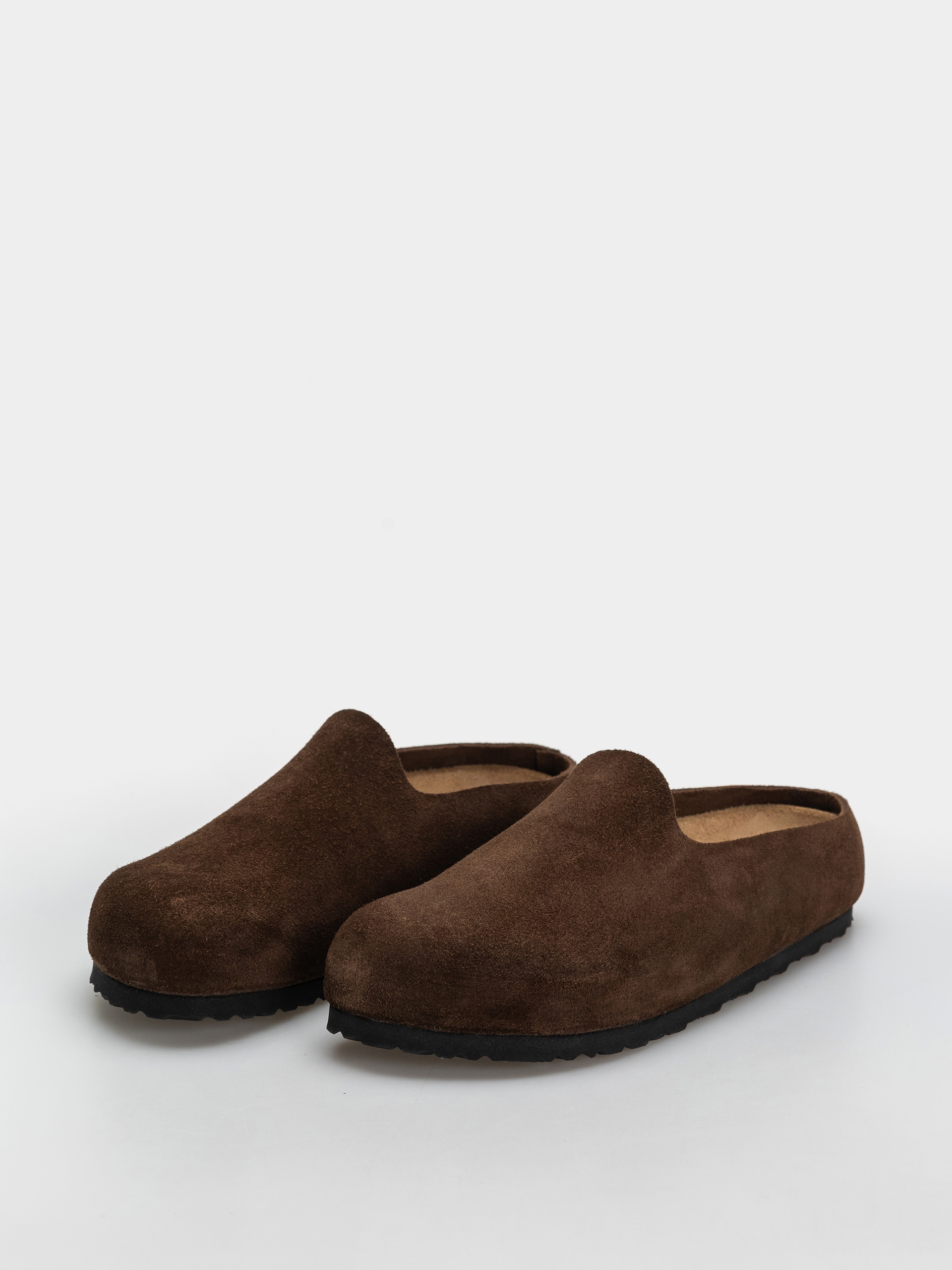 Birkenstock Amsterdam Wrapped Suede Leather Narrow Flip-flops (carafe)
