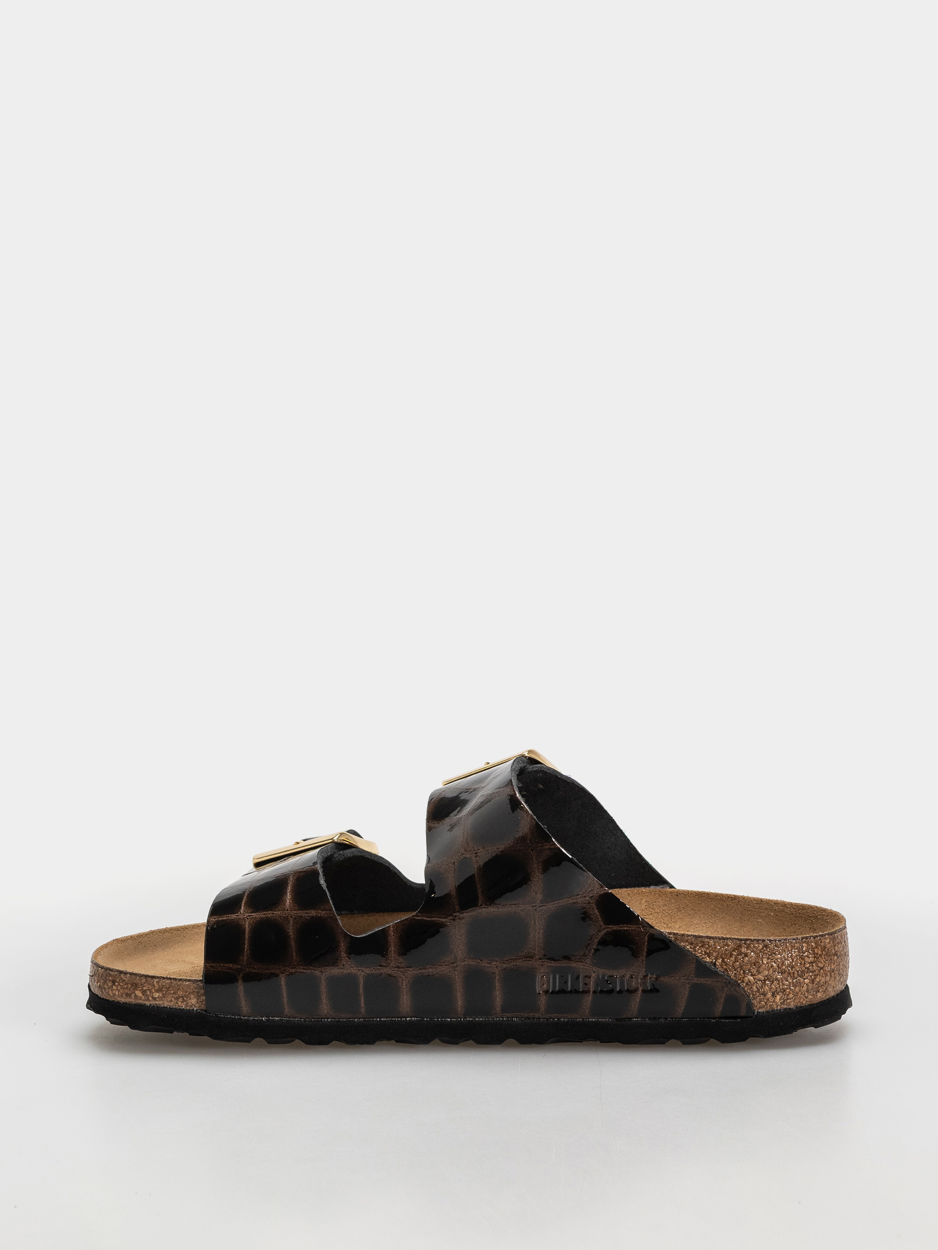 Birkenstock Arizona Leather Narrow Wmn Flip Flops (emboss leather black)