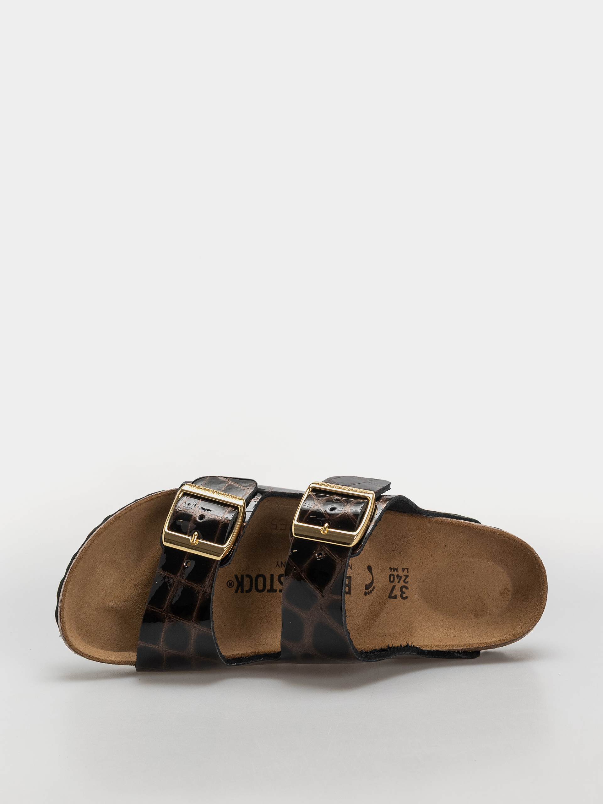 Birkenstock Arizona Leather Narrow Wmn Flip-flops (emboss leather black)