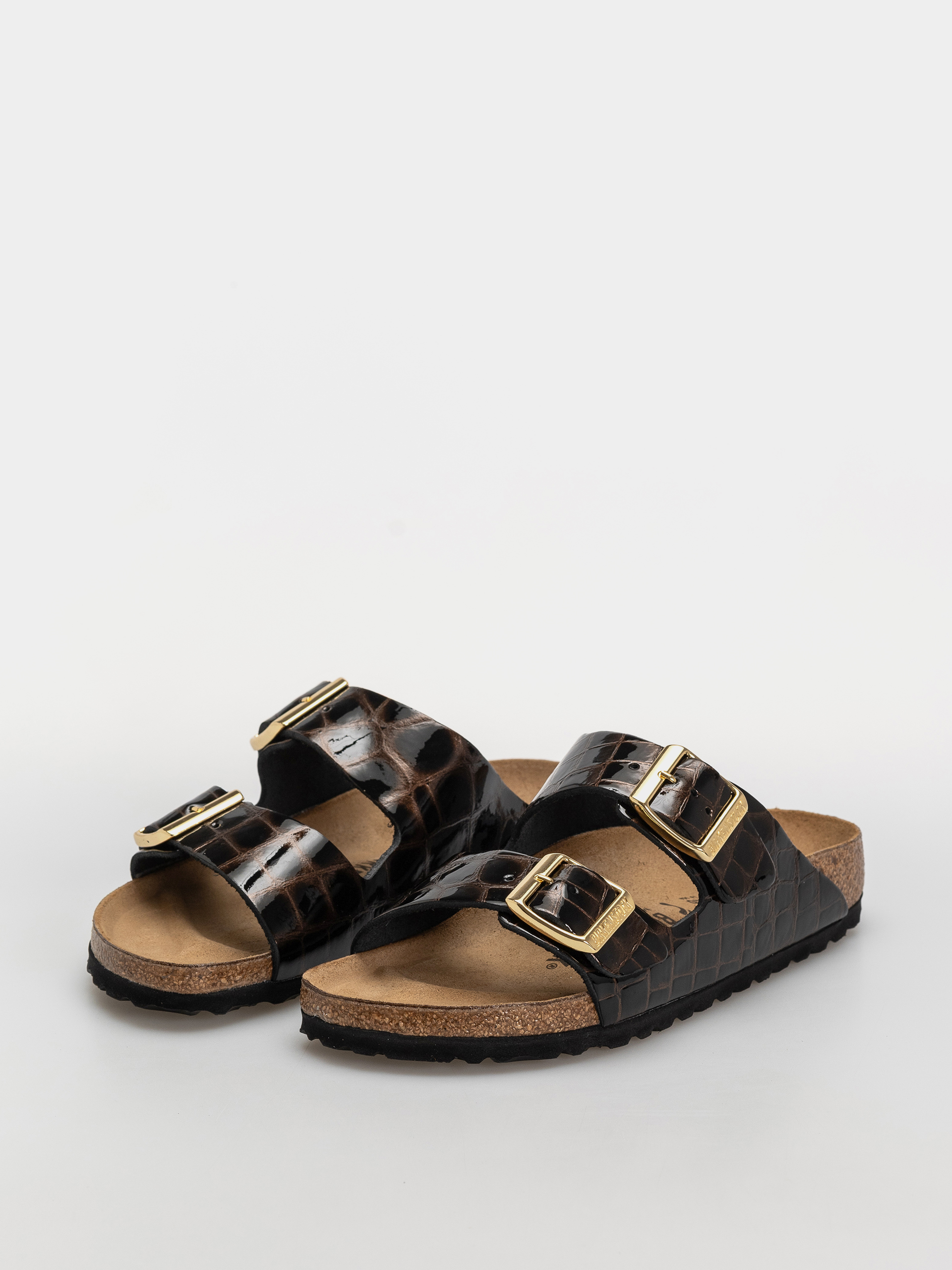 Birkenstock Arizona Leather Narrow Wmn Flip-flops (emboss leather black)