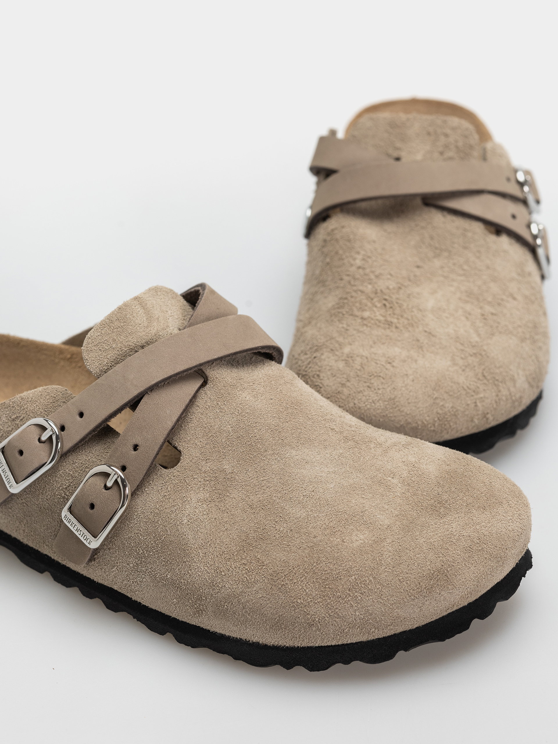 Birkenstock Blair Suede Leather Narrow Wmn Flip-flops (taupe)