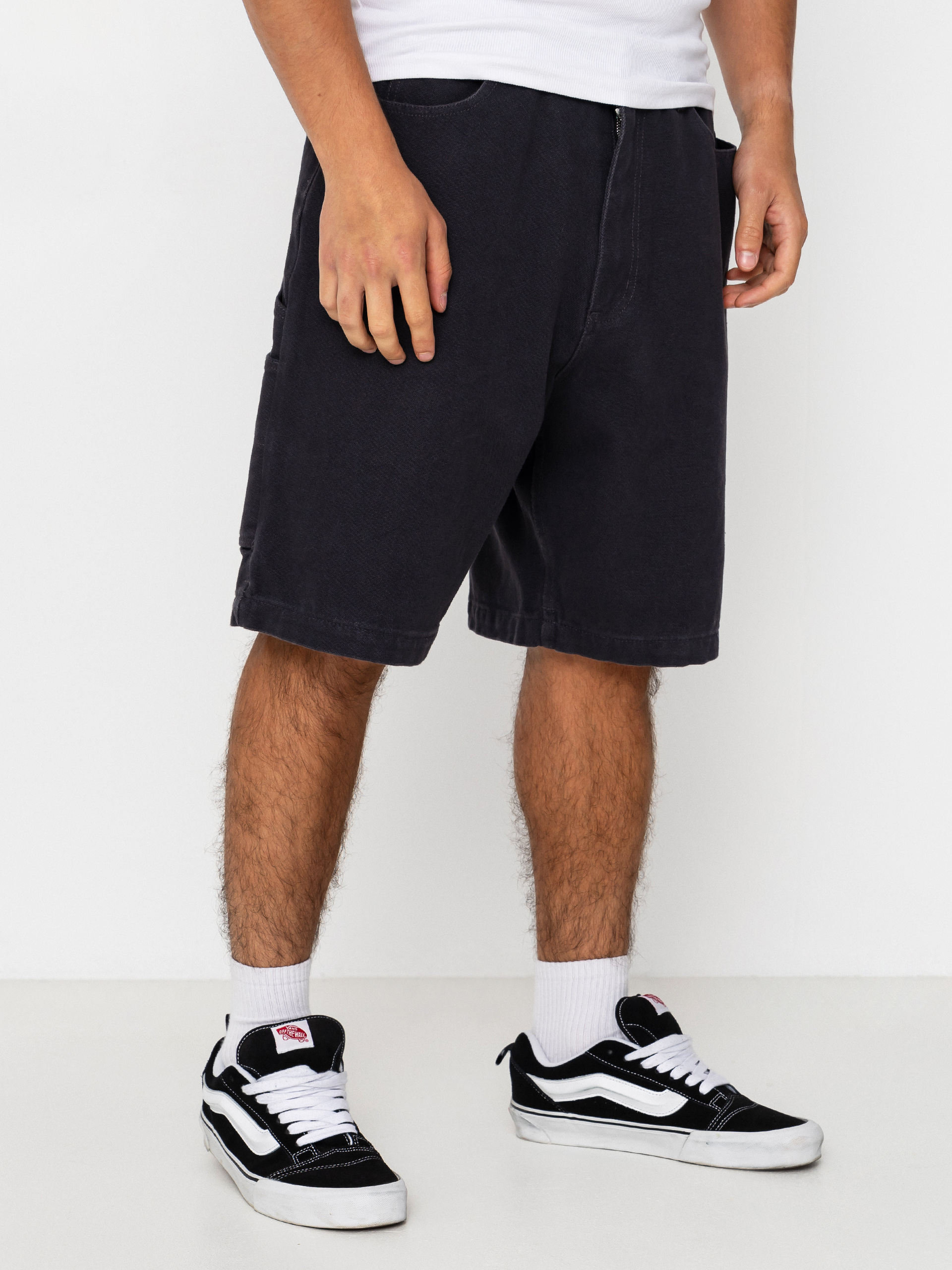 Santa Cruz Shorts Carpenter Big - black (washed black canvas)