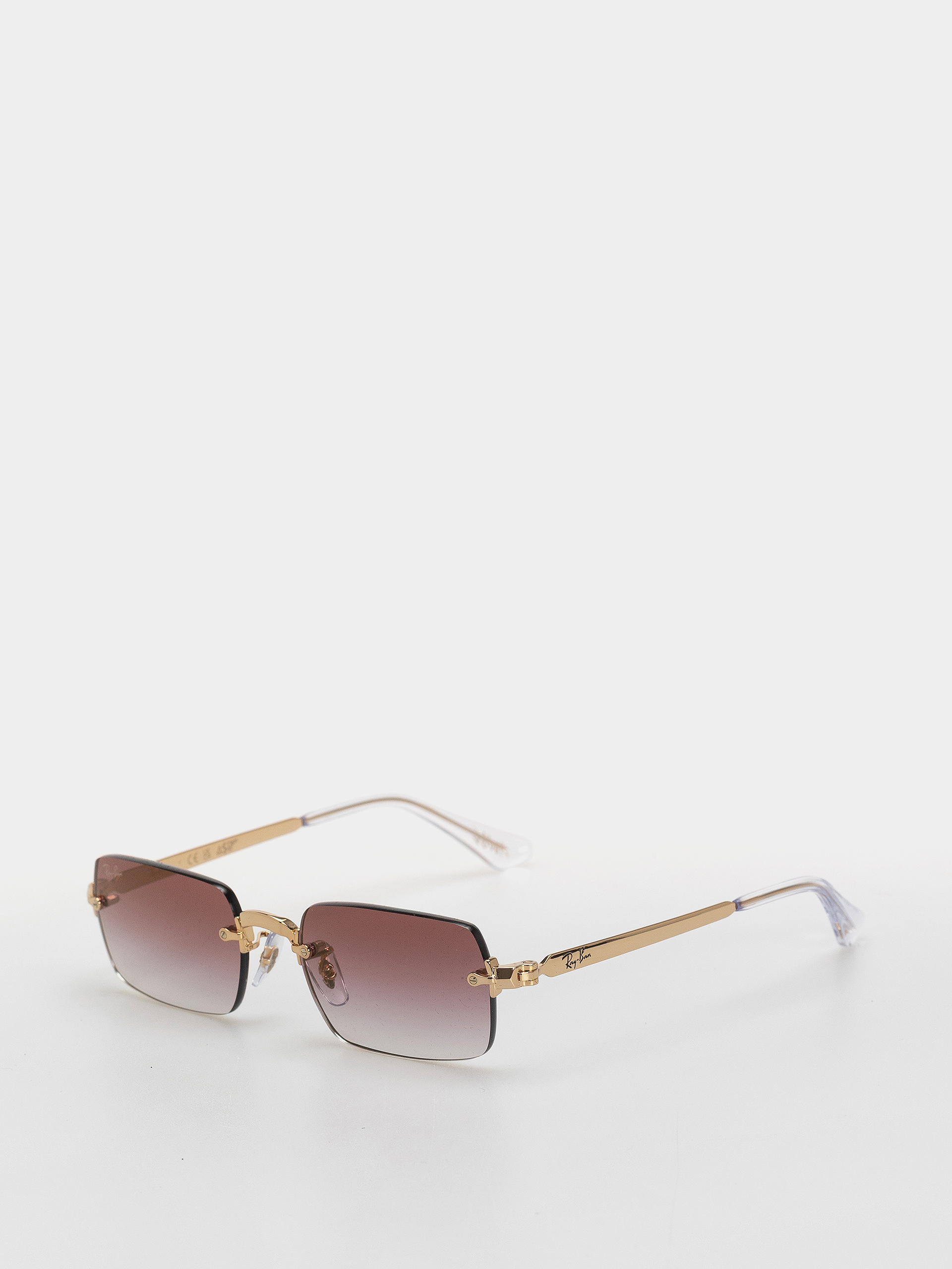 Ray-Ban Rb3928 By A$Ap Rocky Sonnenbrille (polerowany zu0142oto arista/przezroczysty ciemnopurpurowy gradalny)