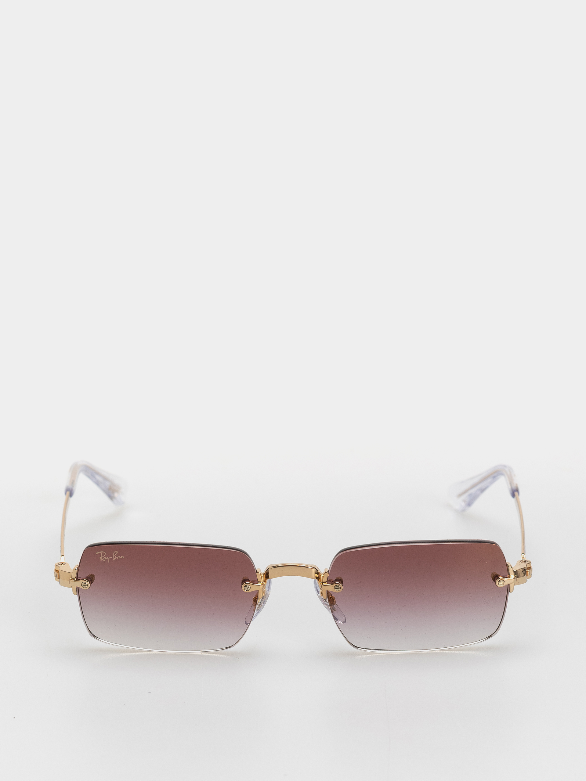 Ray-Ban Rb3928 By A$Ap Rocky Sunglasses (polerowany złoto arista/przezroczysty ciemnopurpurowy gradalny)