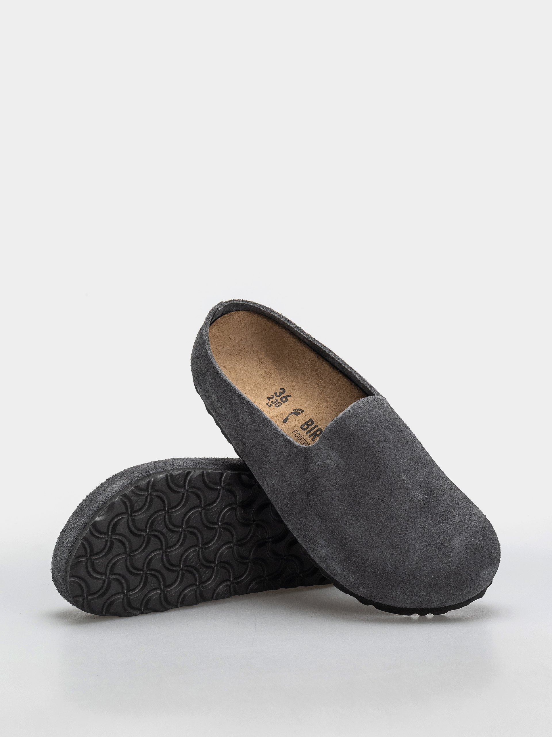 Birkenstock Amsterdam Wrapped Suede Leather Narrow Flip-flops