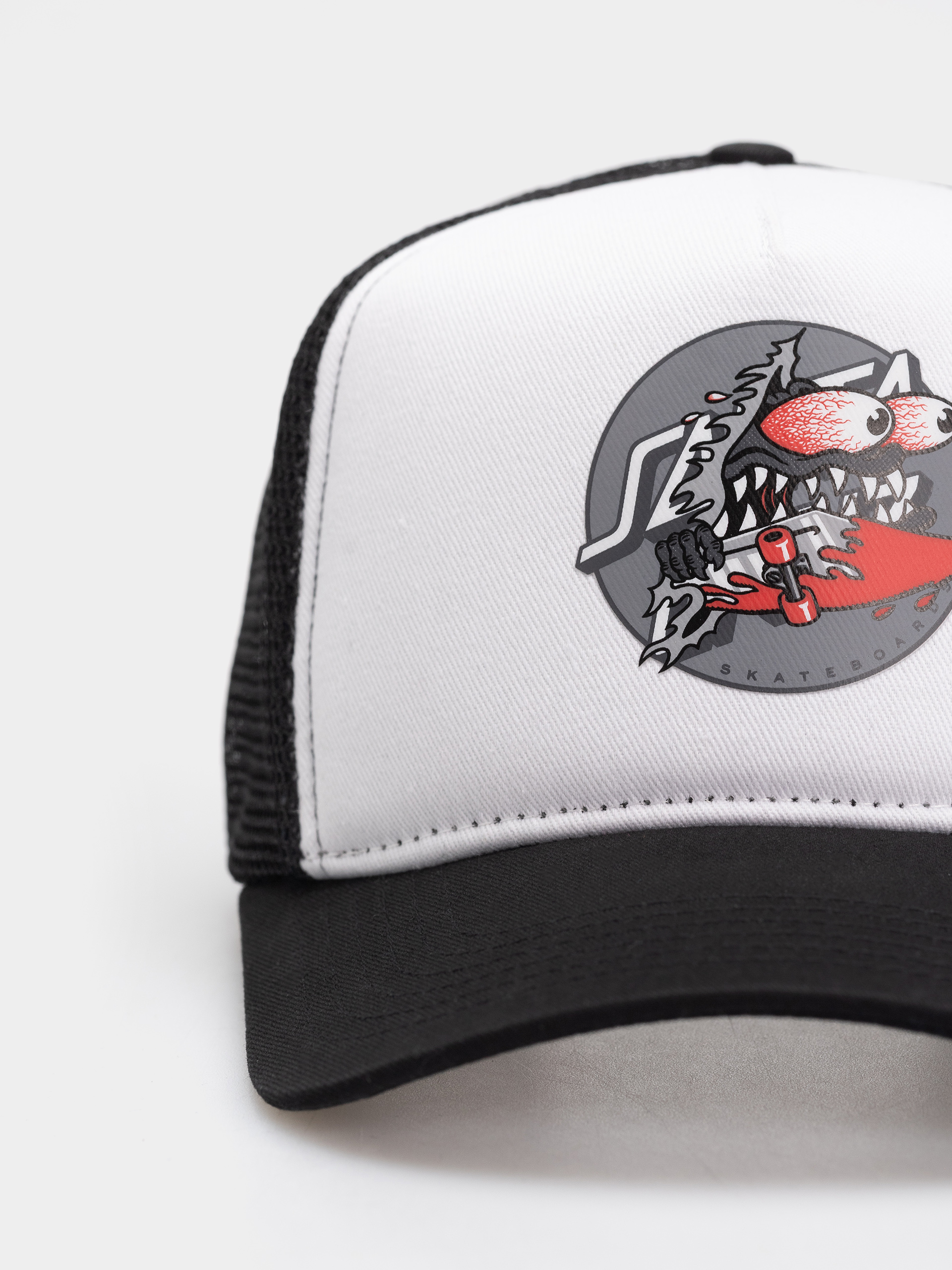 Santa Cruz Meek Slashed Dot Cap (black/white)