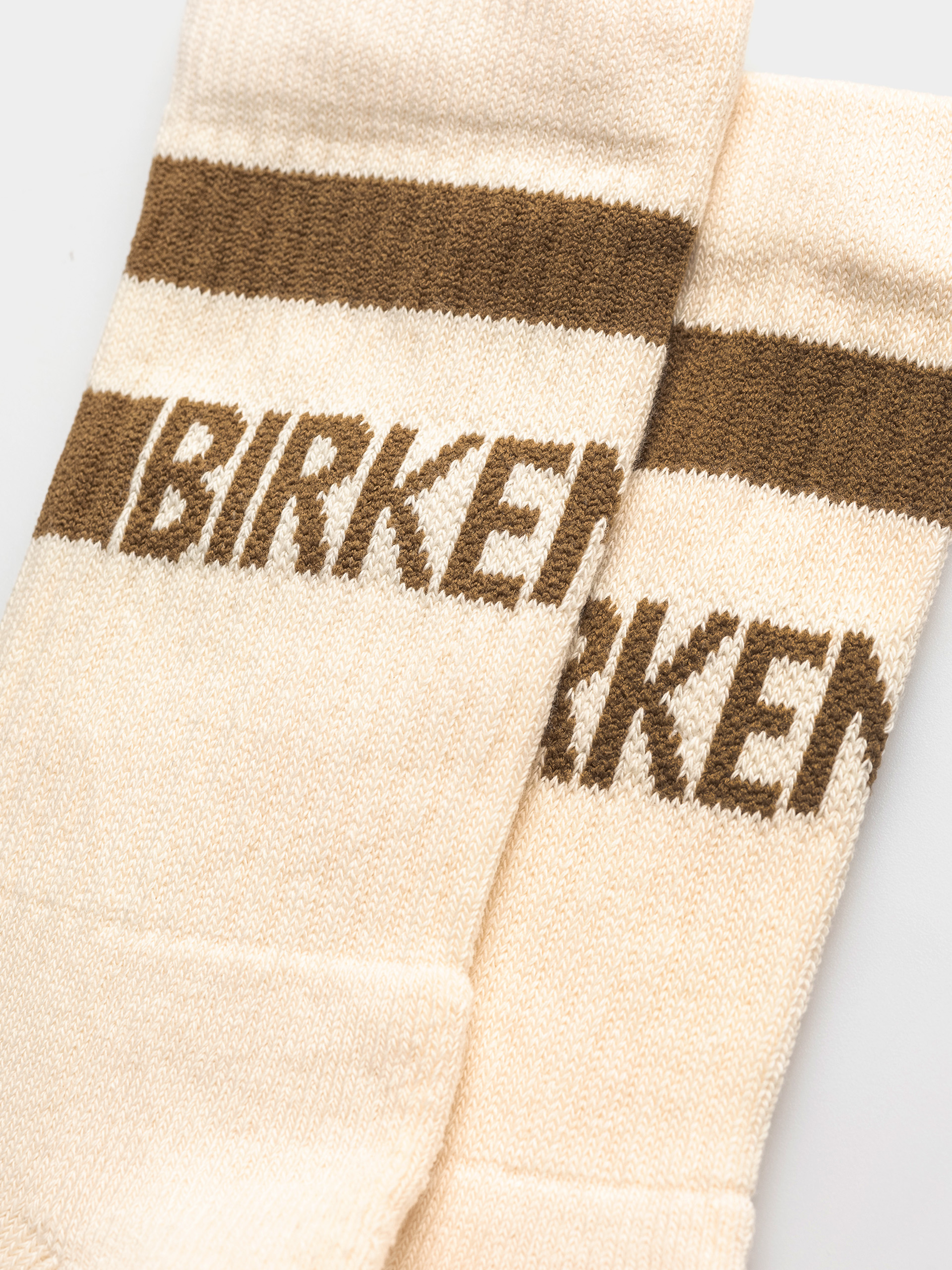 Birkenstock Cotton Crew 2 Pack Socks (eggshell)