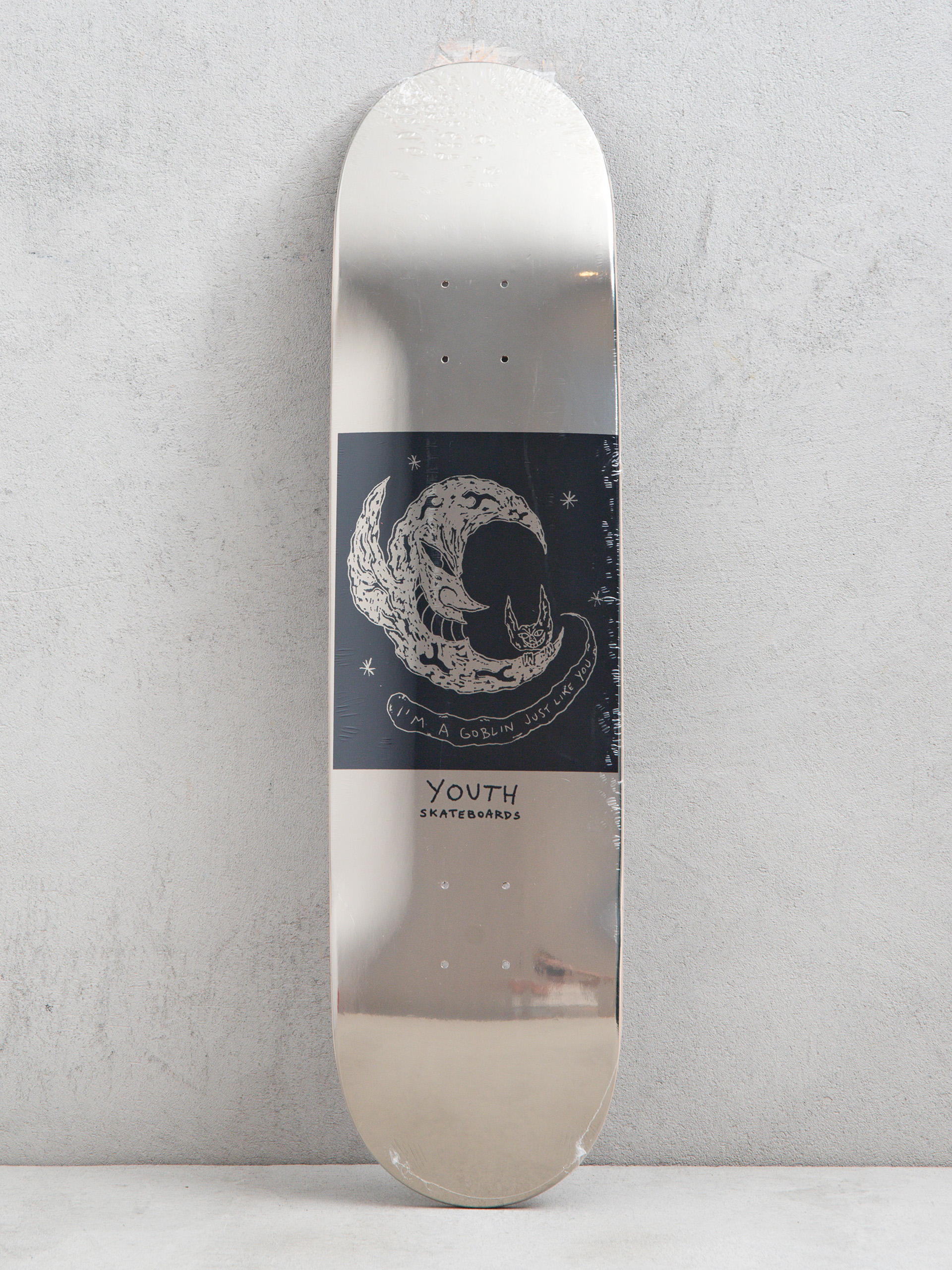 Youth Skateboards Bummers Moon Goblin Deck (silver)