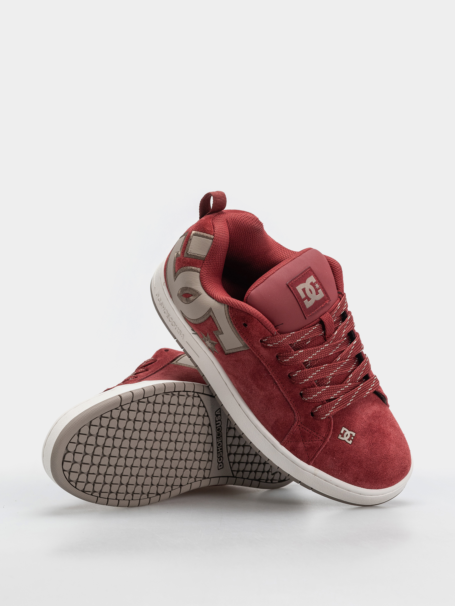 DC Court Graffik Se Shoes (brick red/warm taupe/off white)
