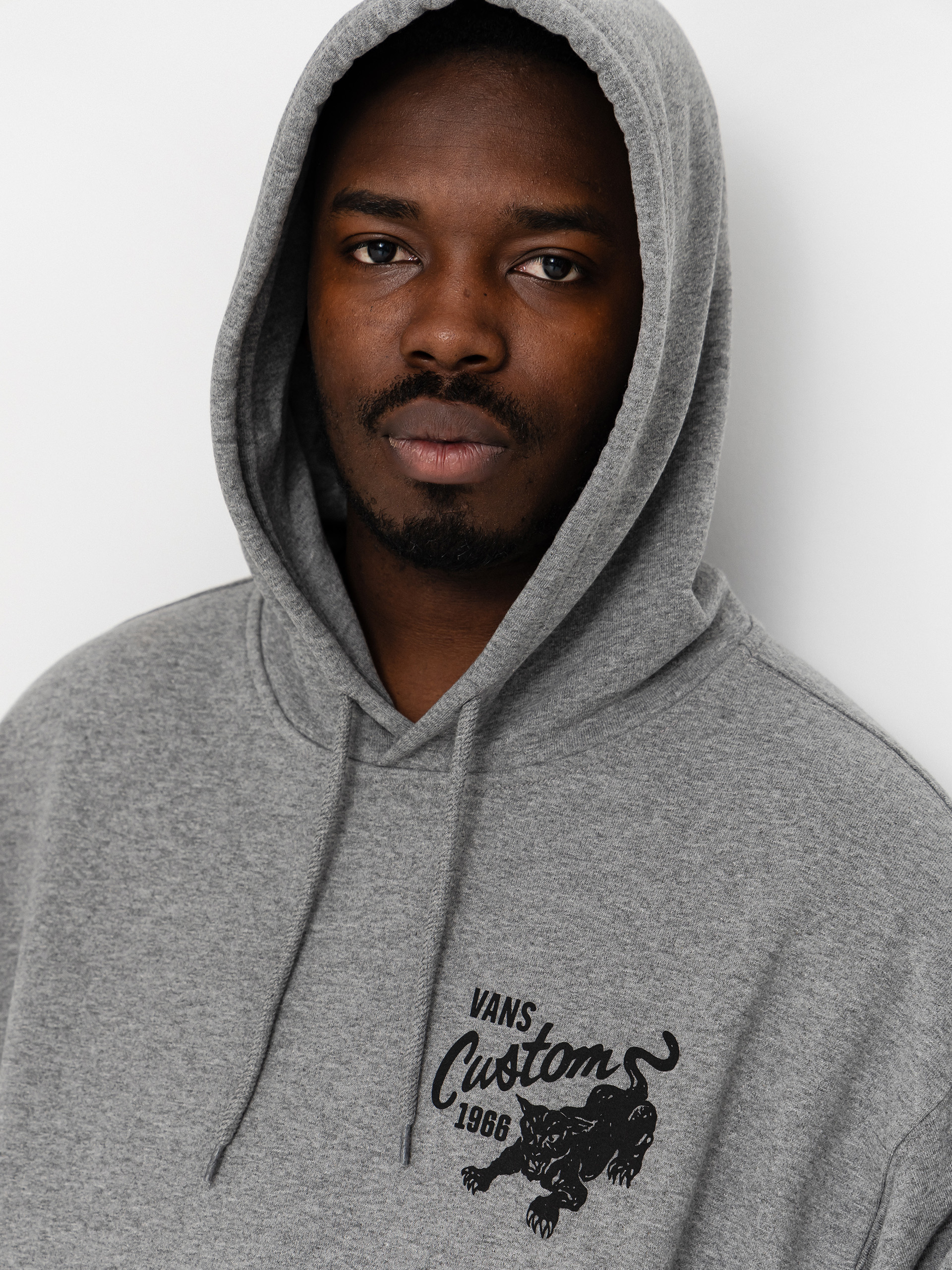 Vans Hoodie Custom Cat HD (cement heather)