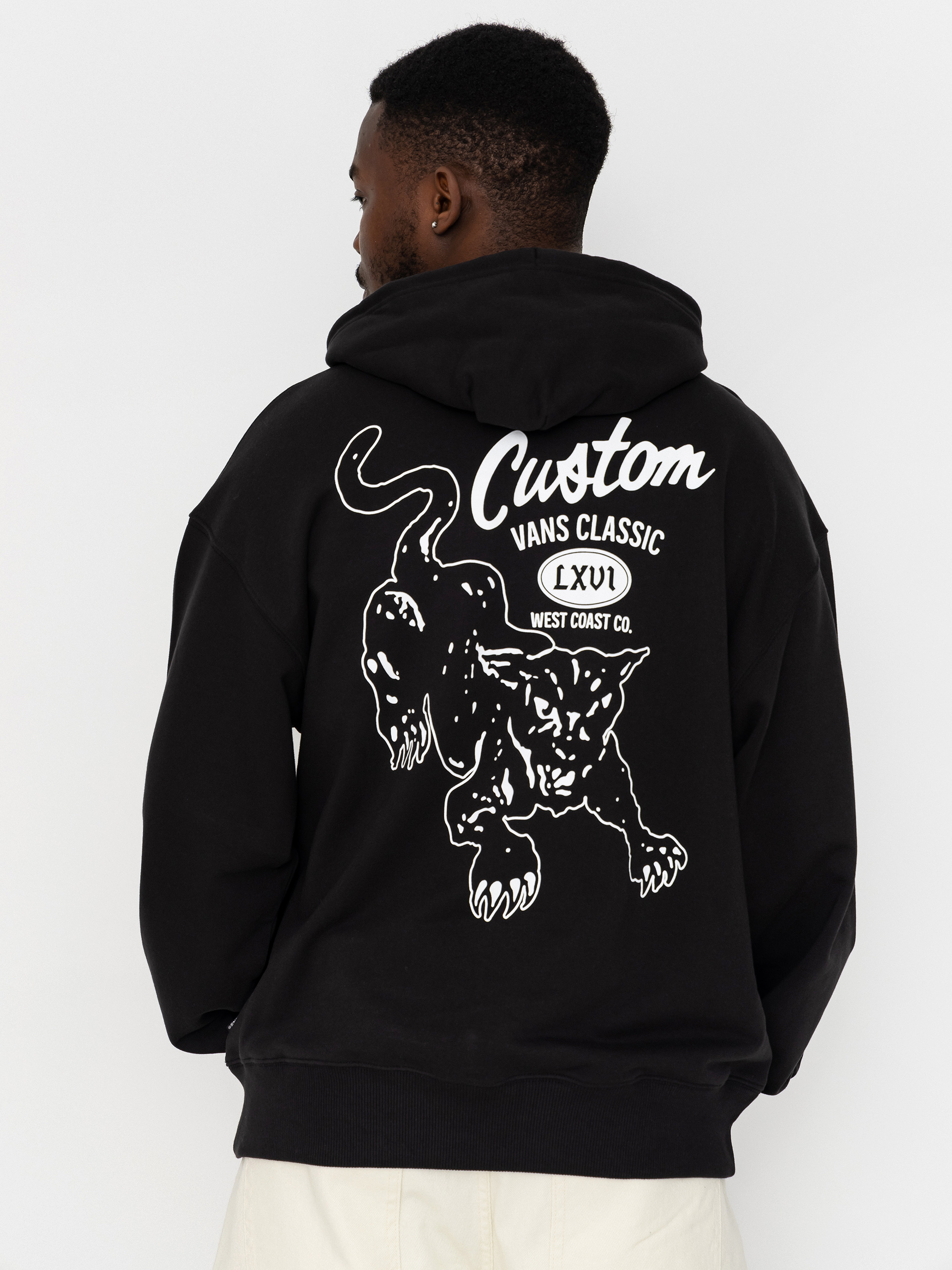 Vans Hoodie Custom Cat HD (black)
