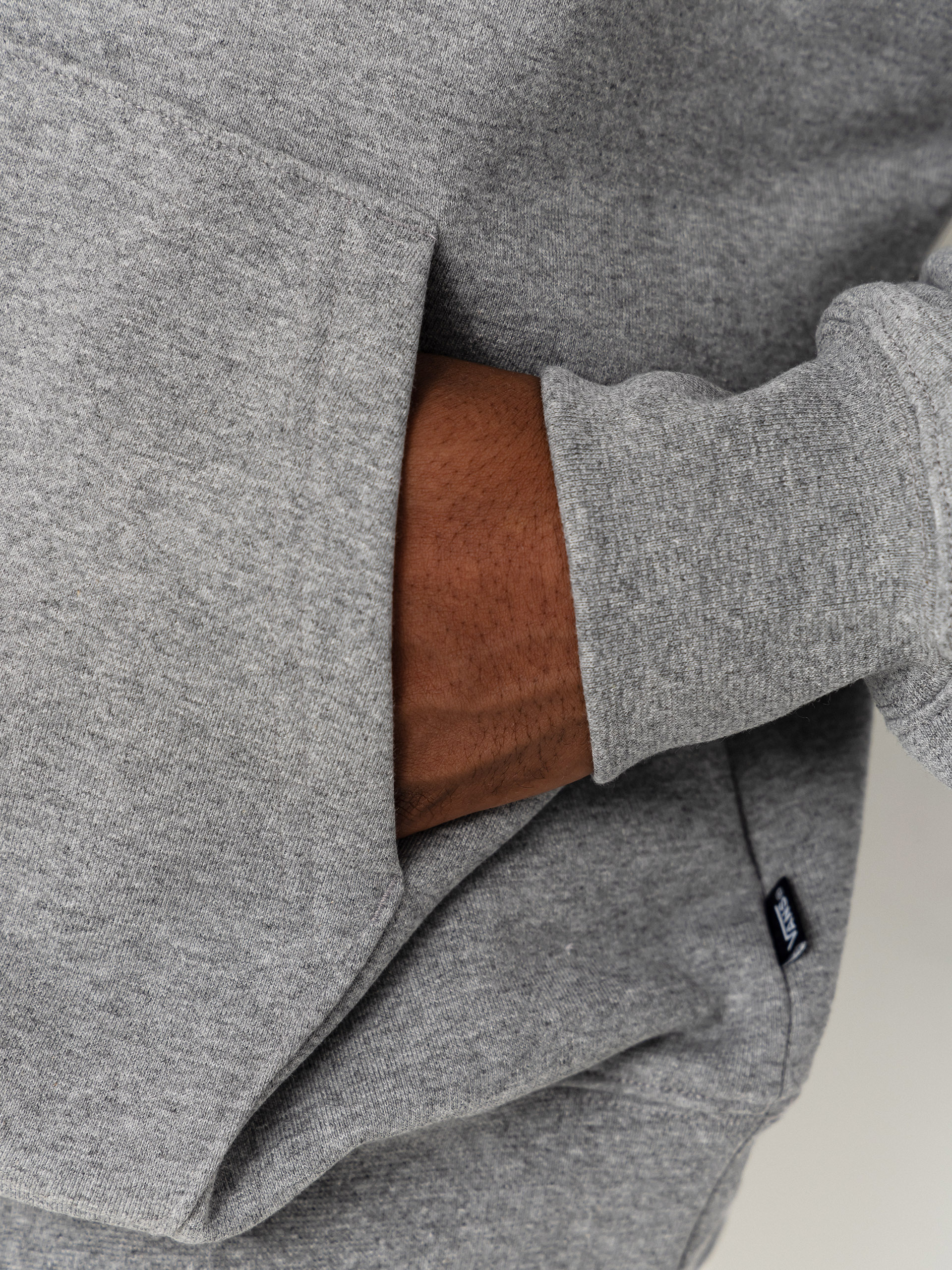 Vans Left Chest II HD Hoodie (cement heather)