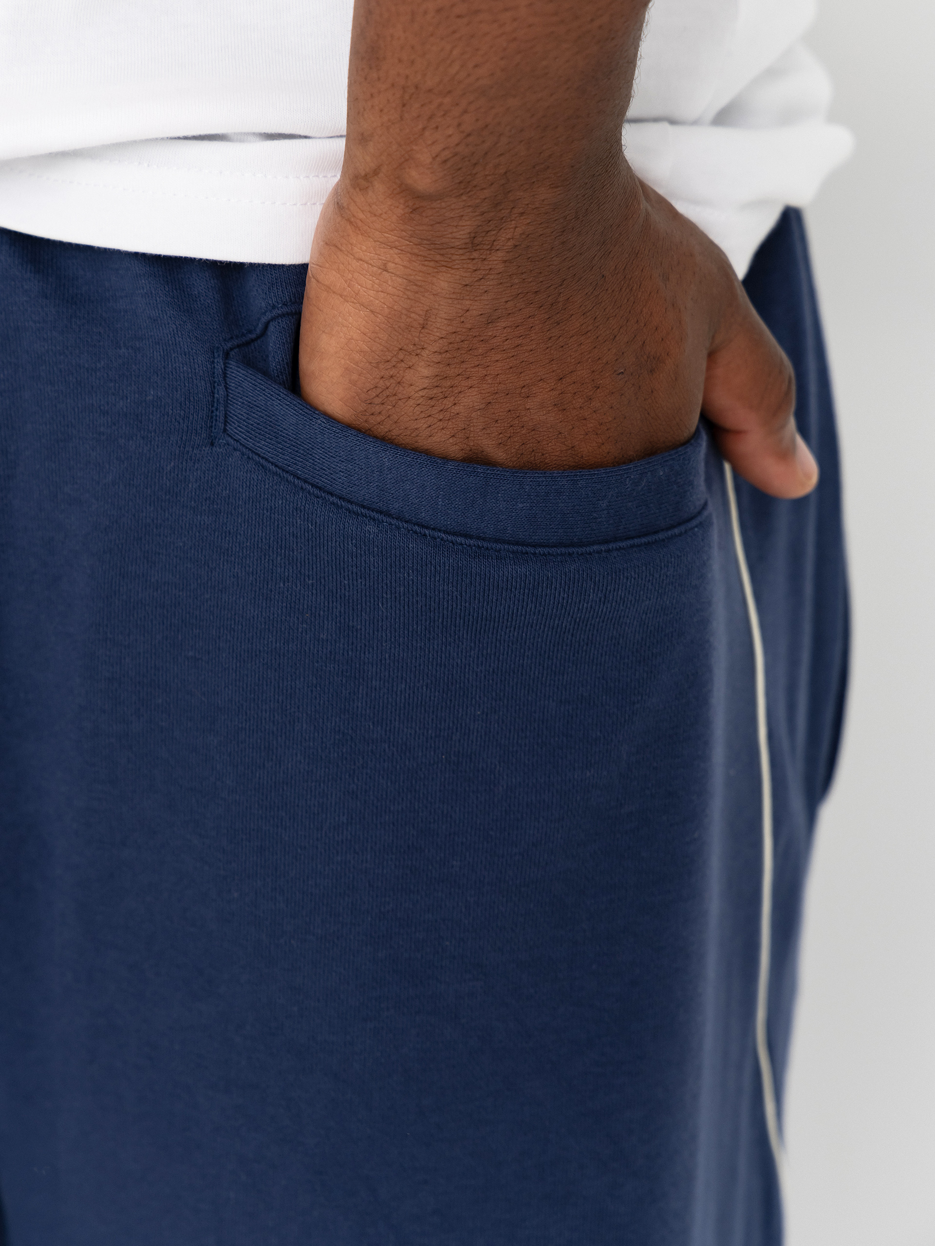 New Balance Trackside French Terry Pants (navy)