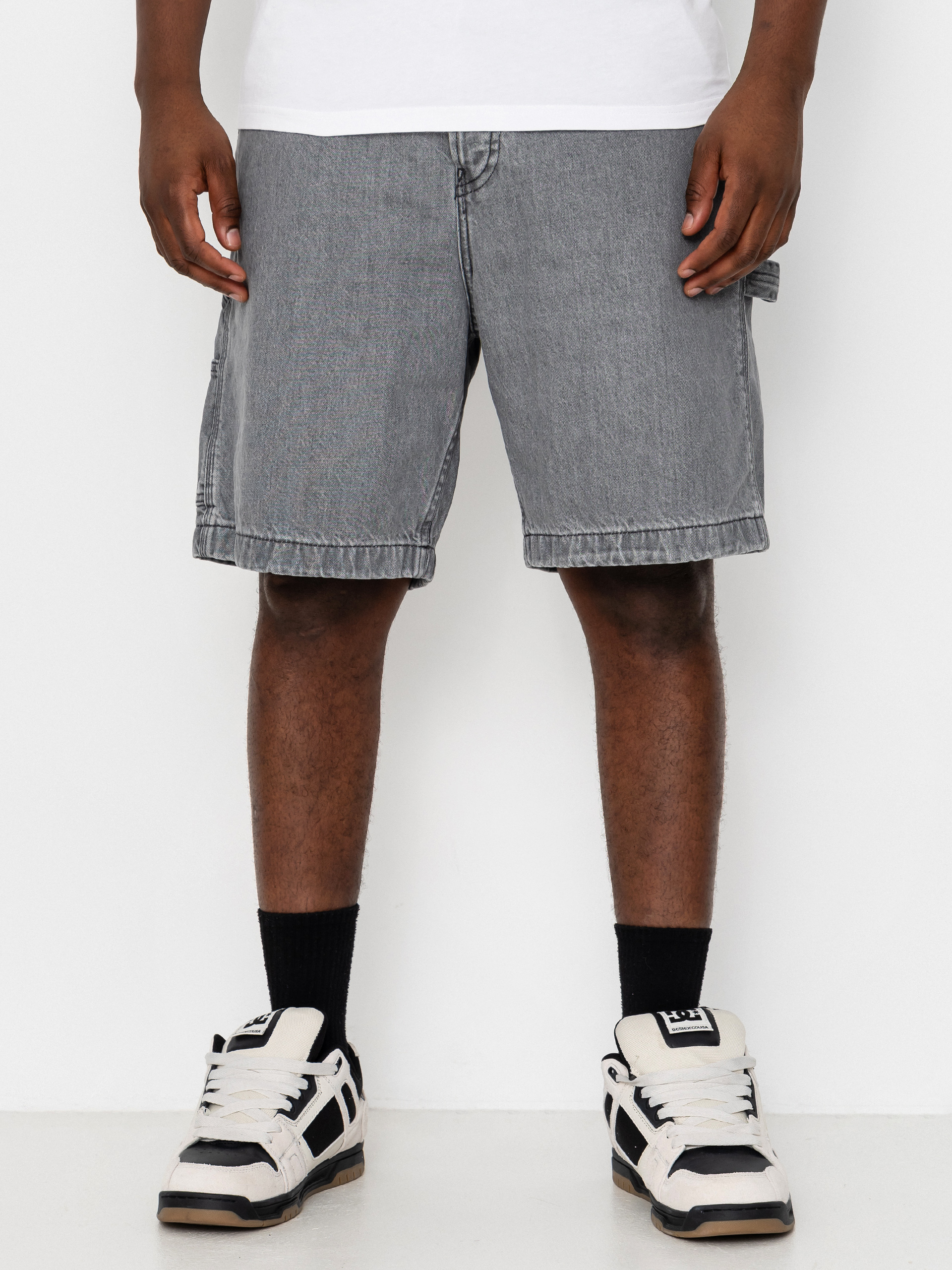 DC Shorts Baggy Denim Carpenter (medium grey)