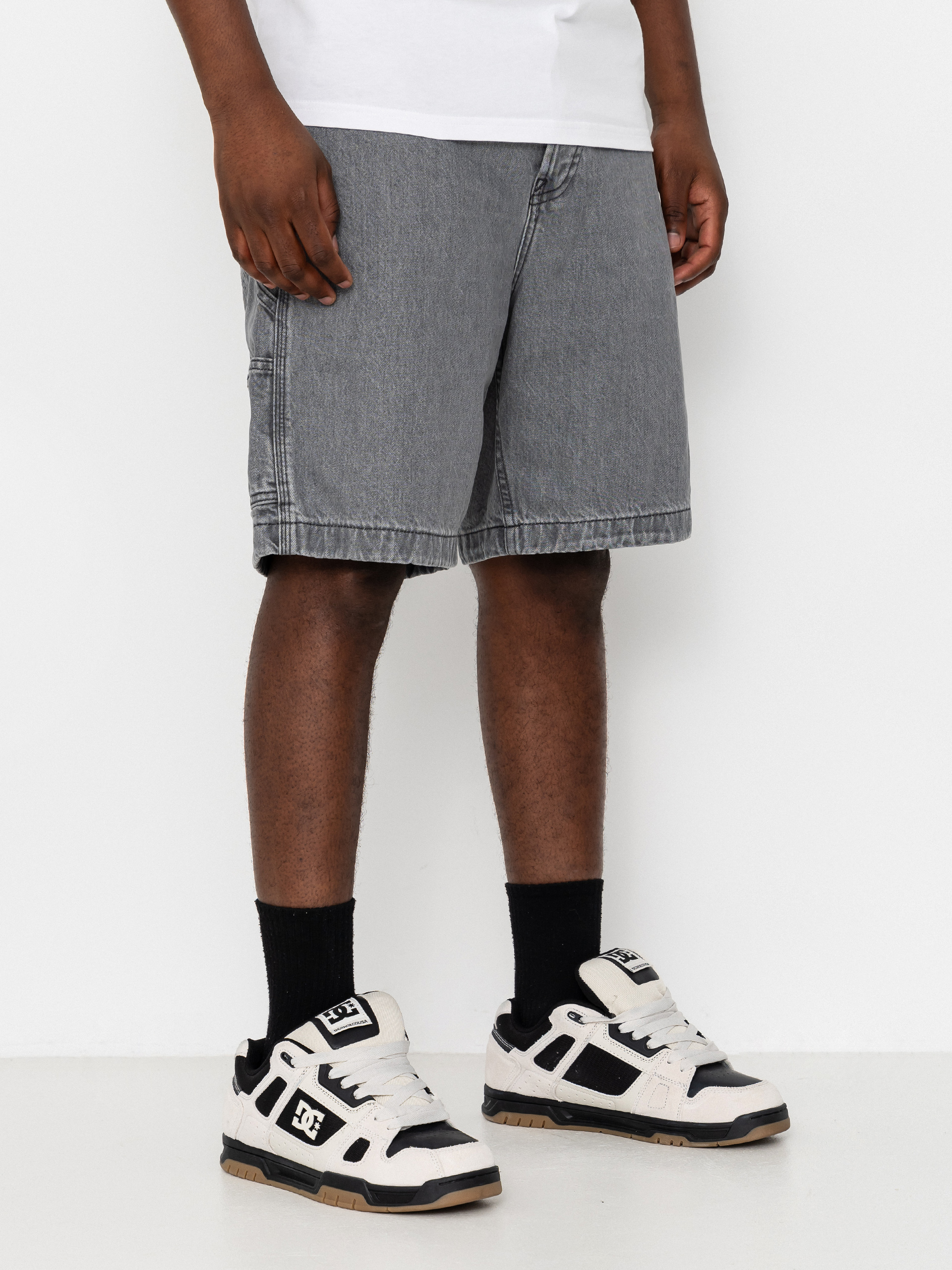 DC Shorts Baggy Denim Carpenter (medium grey)