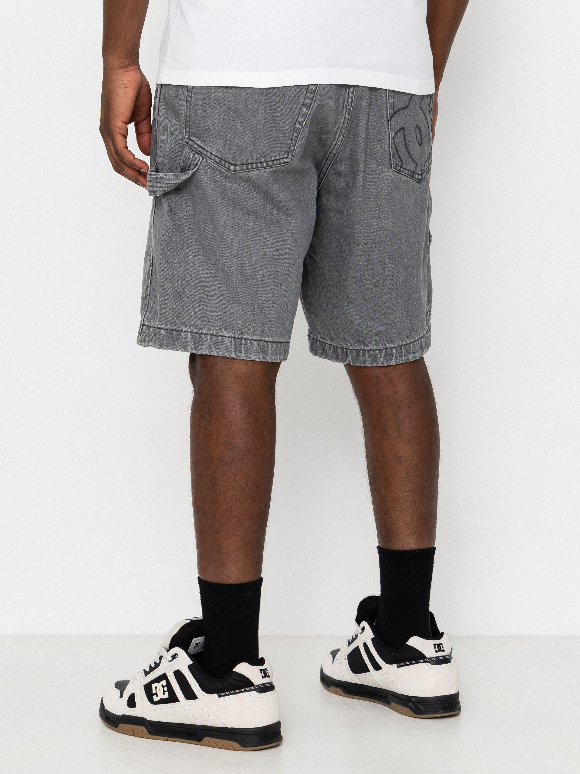 DC Shorts Baggy Denim Carpenter (medium grey)