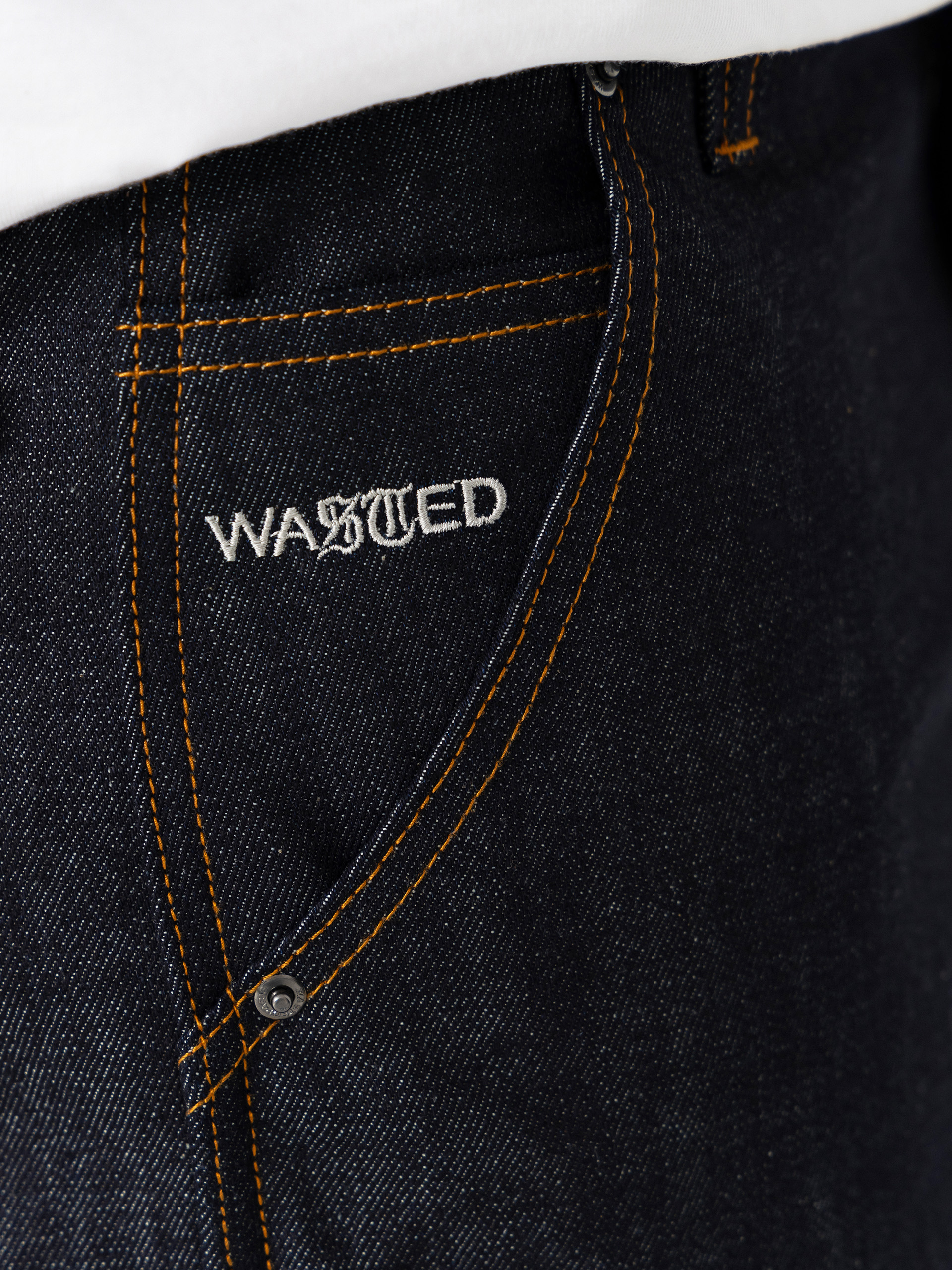Wasted Paris Bleached Manc Hose (acid washed blue)