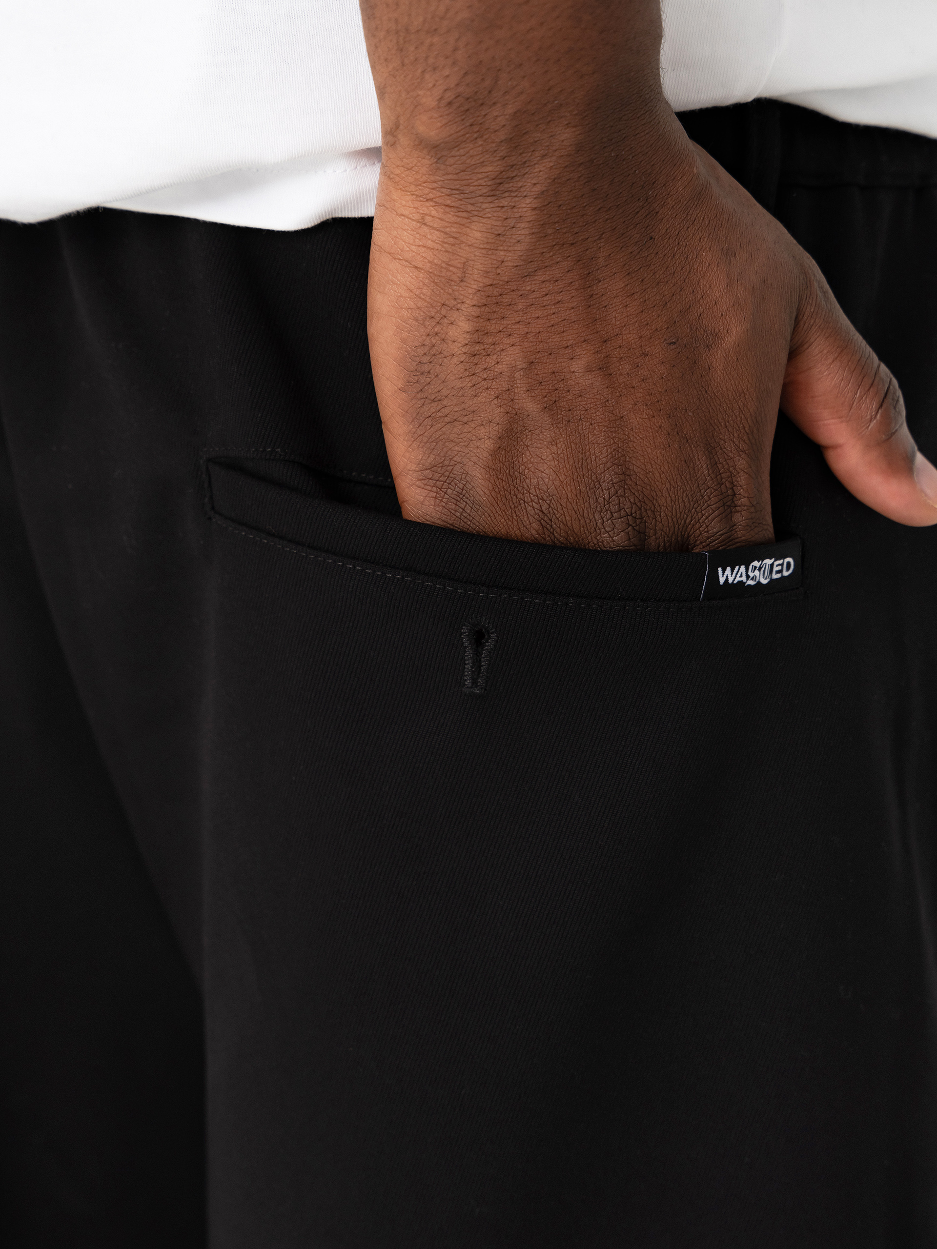 Wasted Paris Pleated Shorts (black)