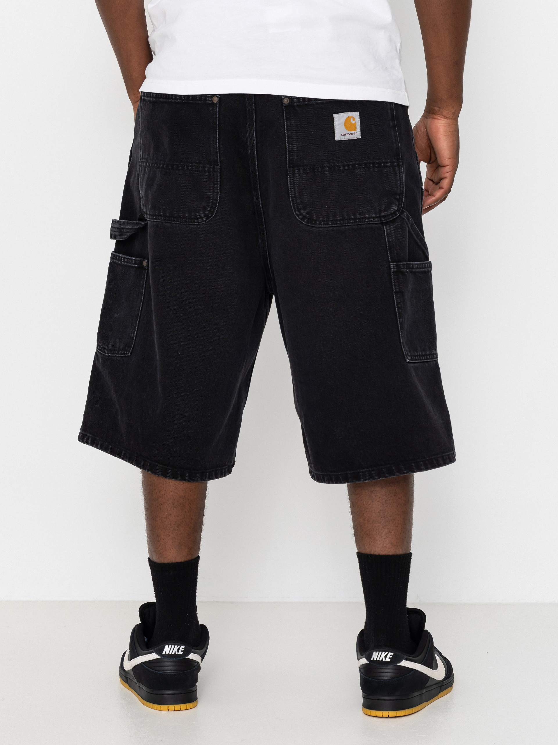 Carhartt WIP OG Double Knee Shorts (black stone washed)