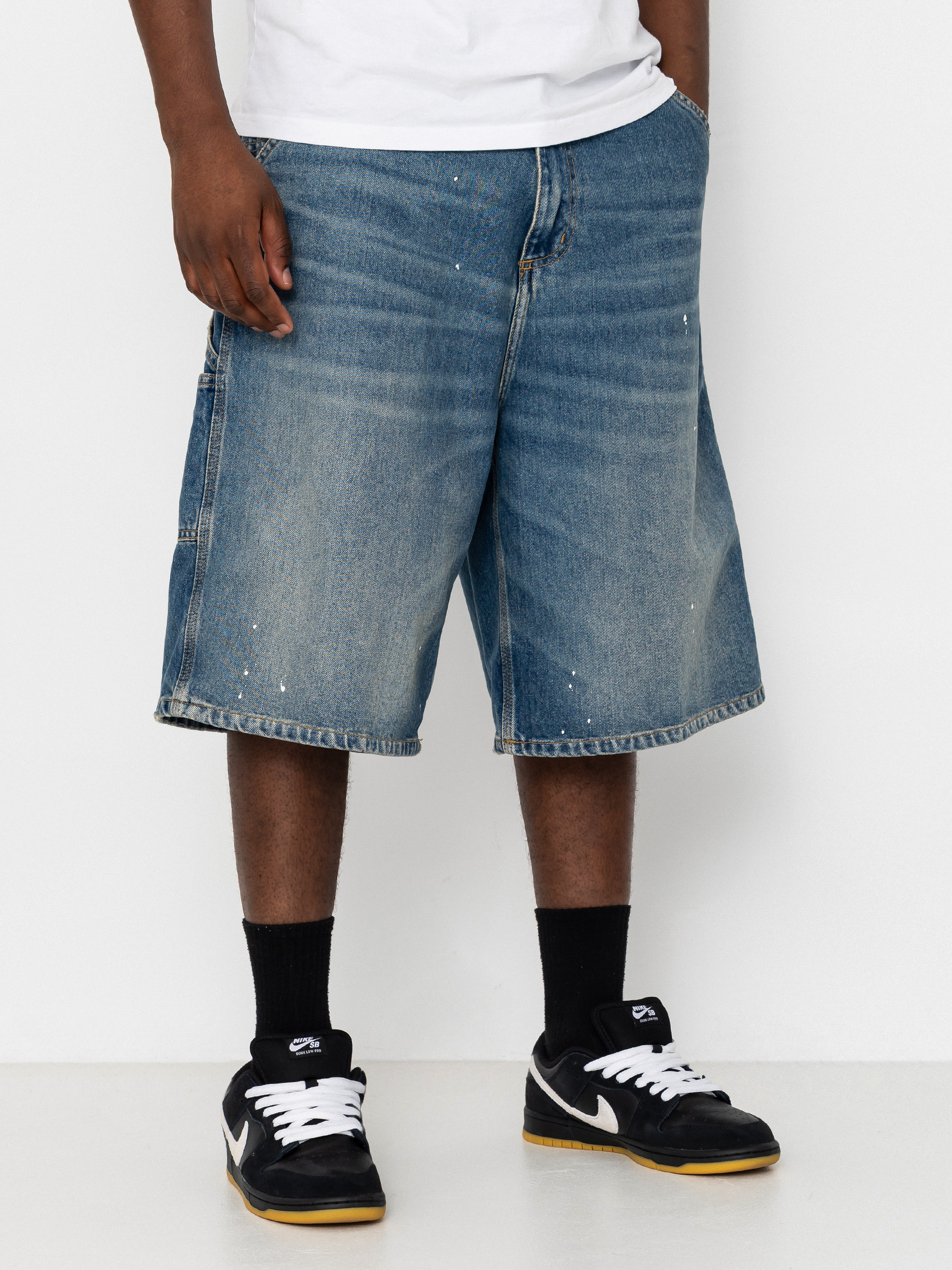 Carhartt WIP OG Single Knee Shorts (blue)