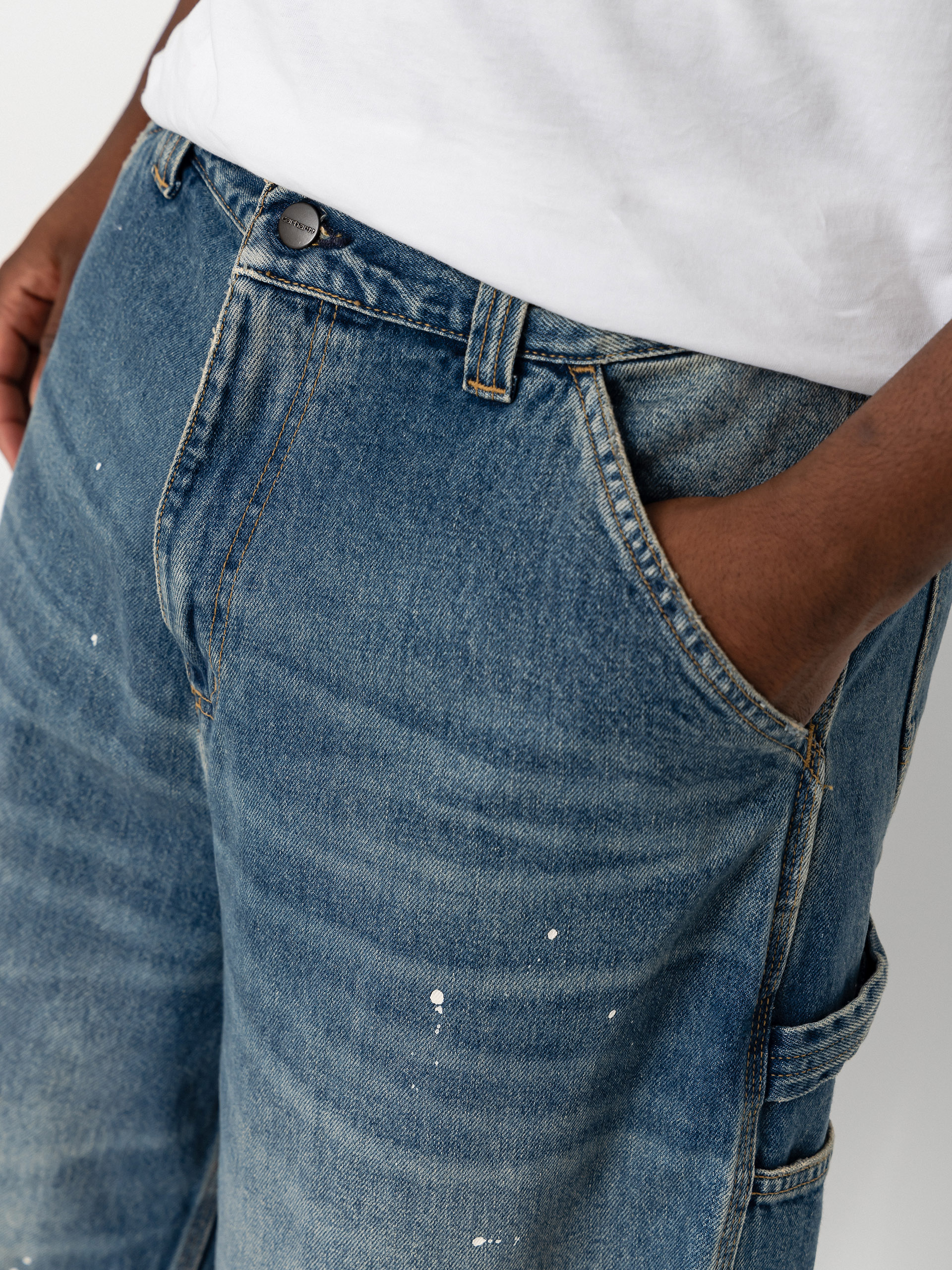 Carhartt WIP OG Single Knee Shorts (blue)