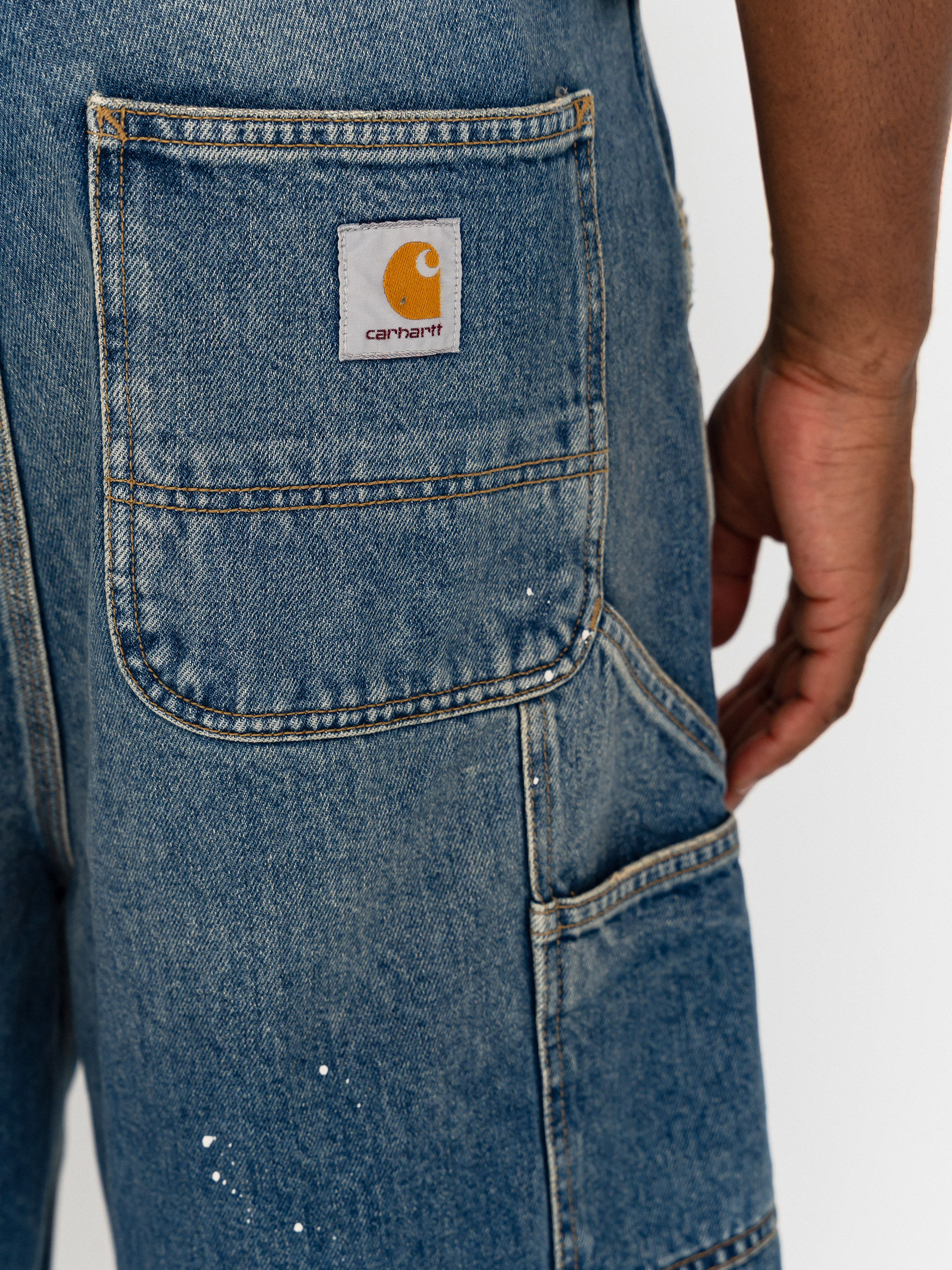 Carhartt WIP OG Single Knee Shorts (blue)