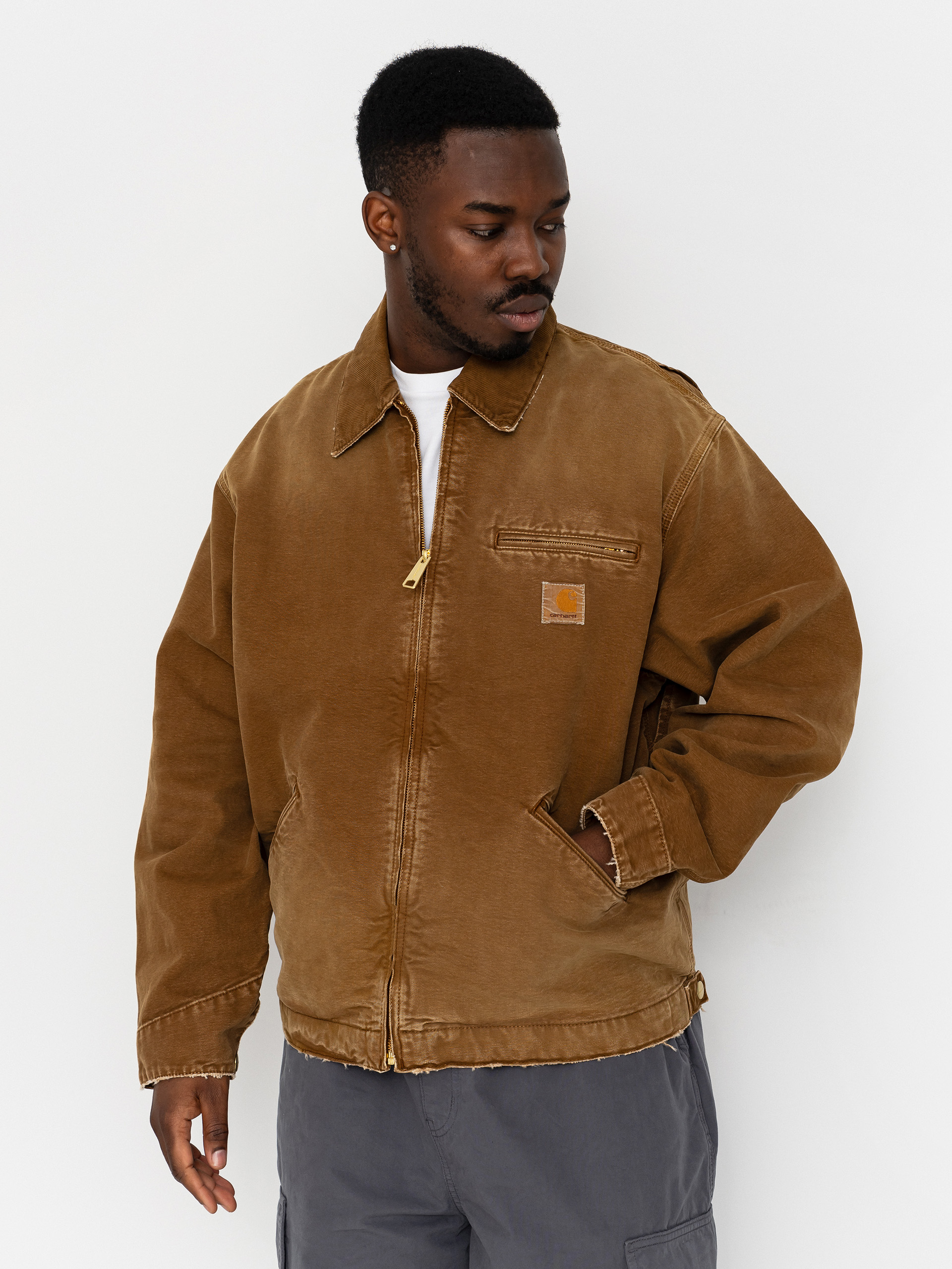 Carhartt WIP Brown Ducks Bomber Jacke - Braun (hamilton brown/wax)