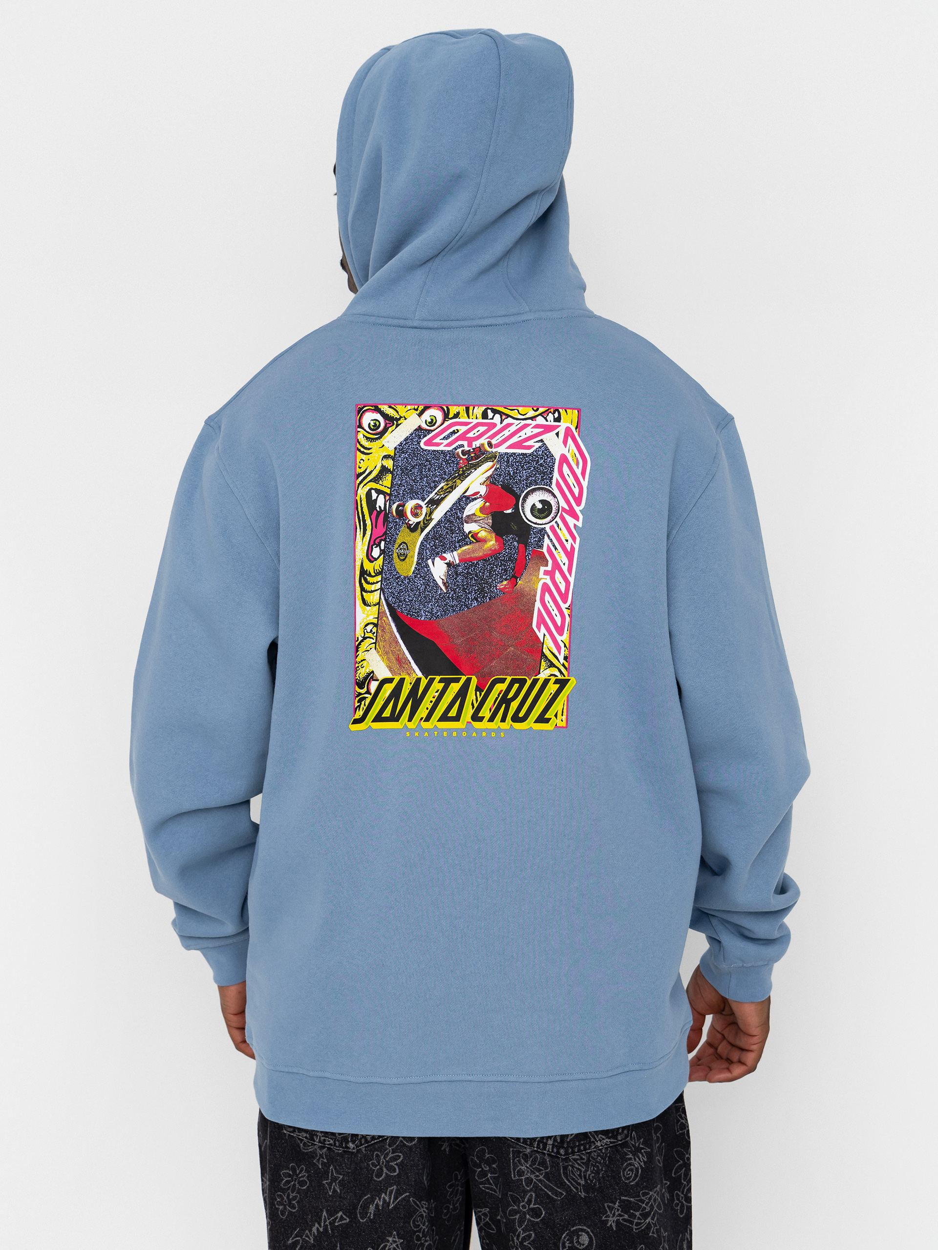 Santa Cruz Roskopp Cruz Control HD Hoodie (faded denim)