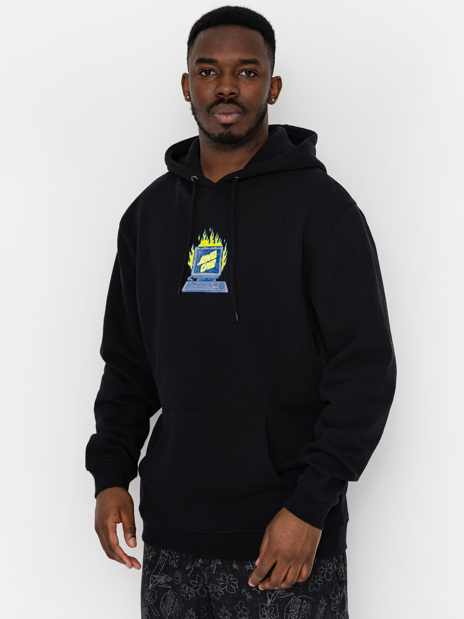 Santa Cruz Self Destruct Centre HD Hoodie (black)